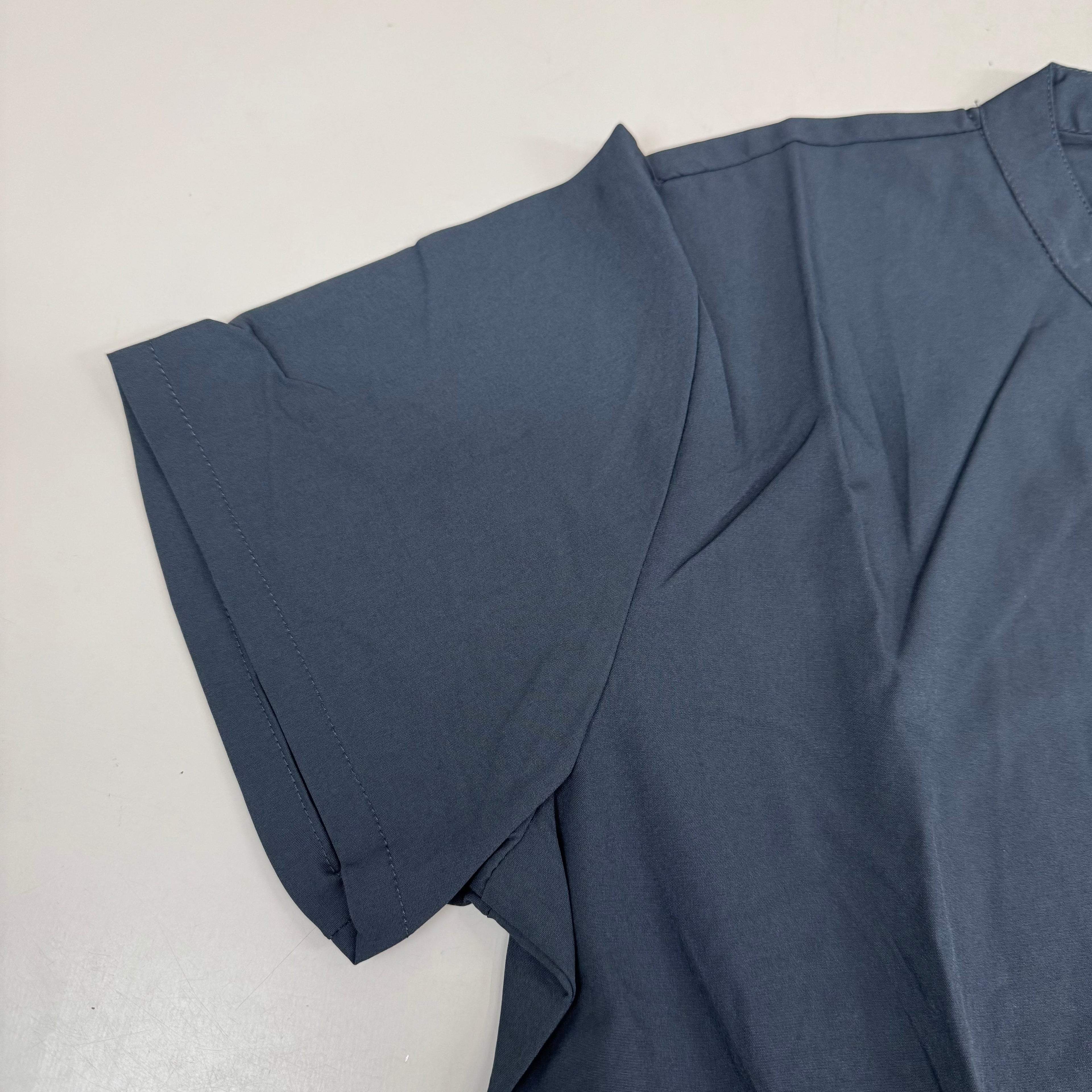 GREEN TOWN 4 Flex Scrubs Jumpsuit Cinch In Waist Women's Sz XL Pewter GFX-023AST
