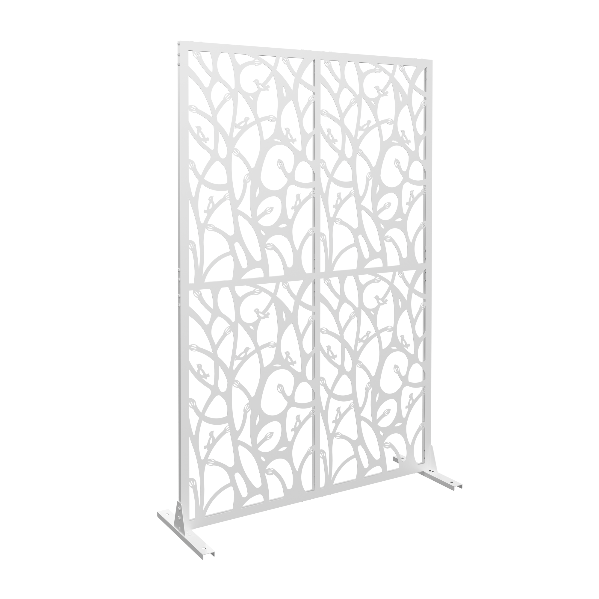 Metal Privacy Screens W3.8Ft x H6Ft Outdoor and Indoor Divider
