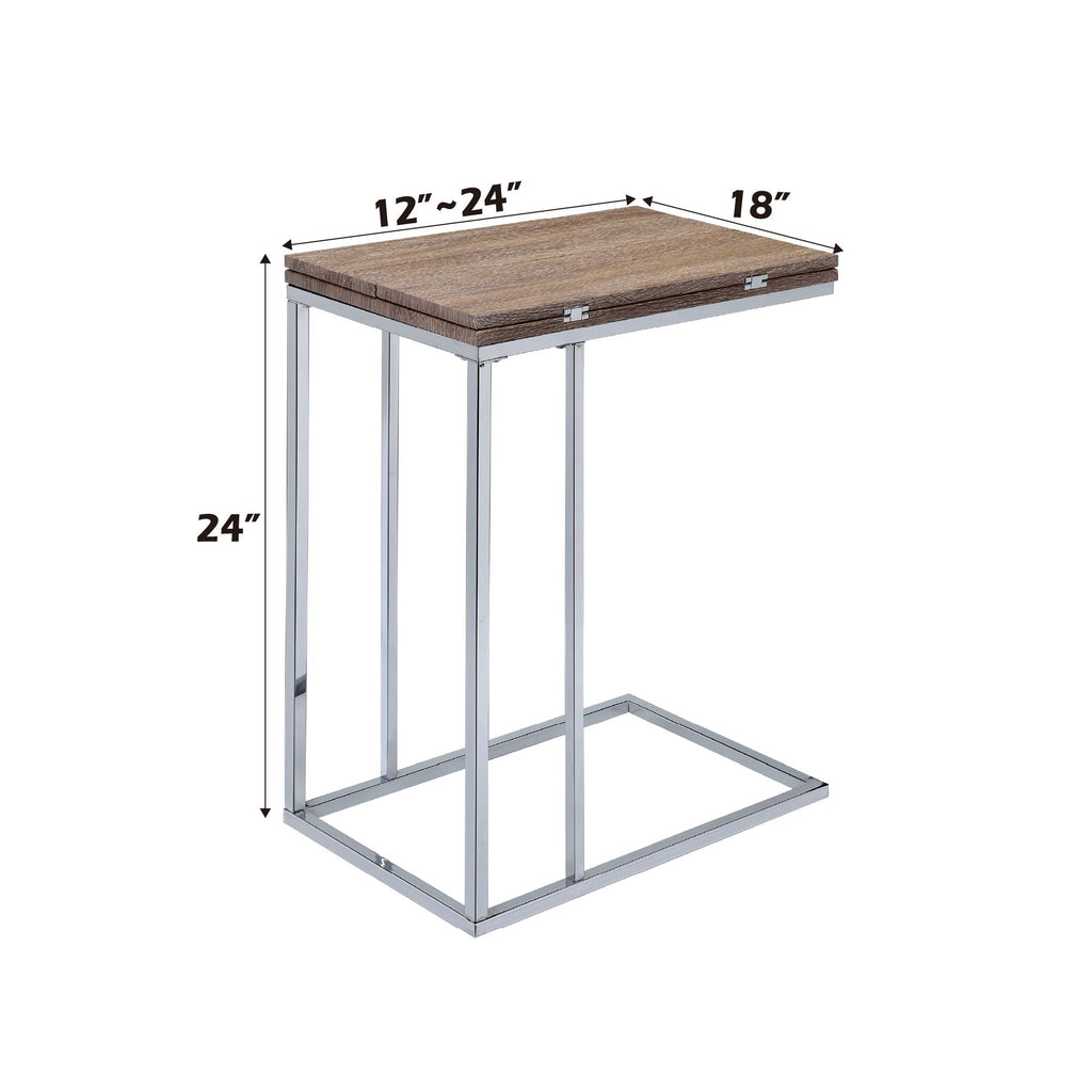 Danson Weathered Accent Table - Oak