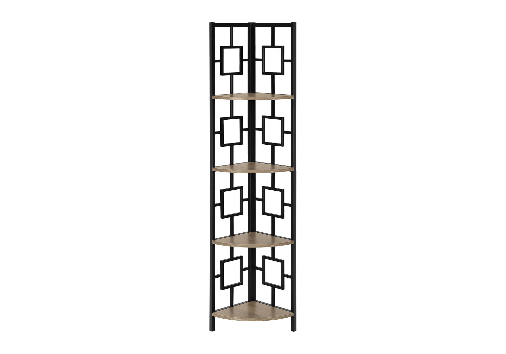 4 Tier Corner Bookshelf - Contemporary & Modern