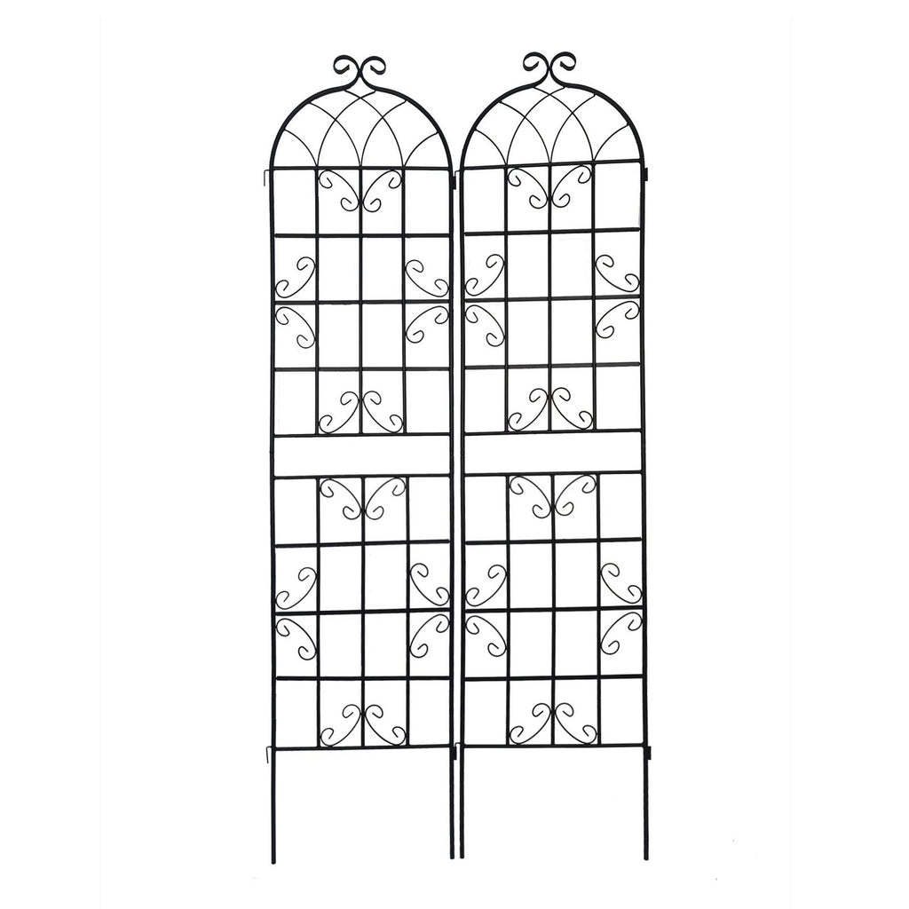 Metal Garden Trellis 4 Pack Rustproof Climbing Plant Supports