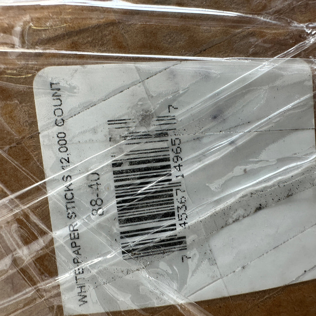 SETTERSTIX 12,000 Pieces Paper Lollipop Cake Pop Treat Sucker Stick 4.5" White
