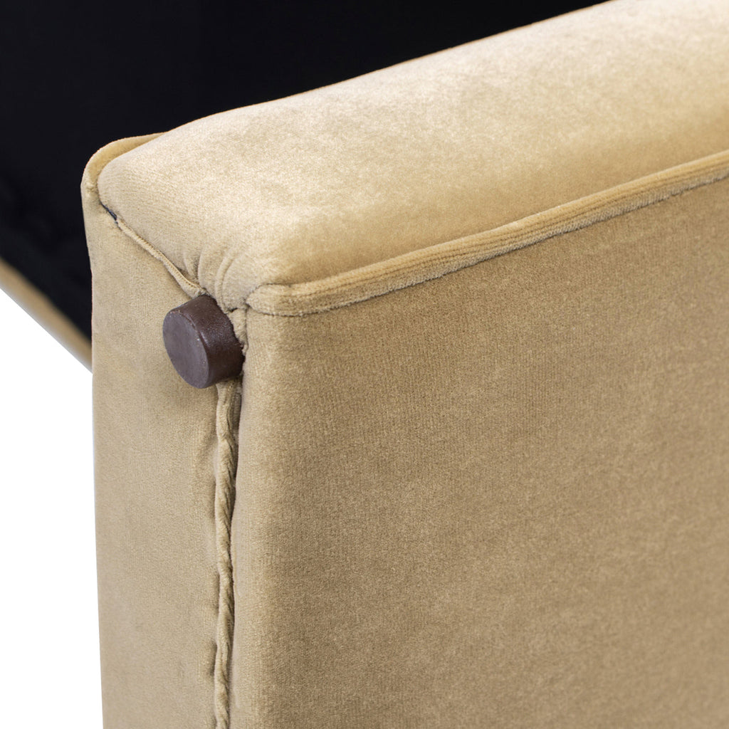 Mason 60.5" Arched Arm Bench with Bolster Pillows