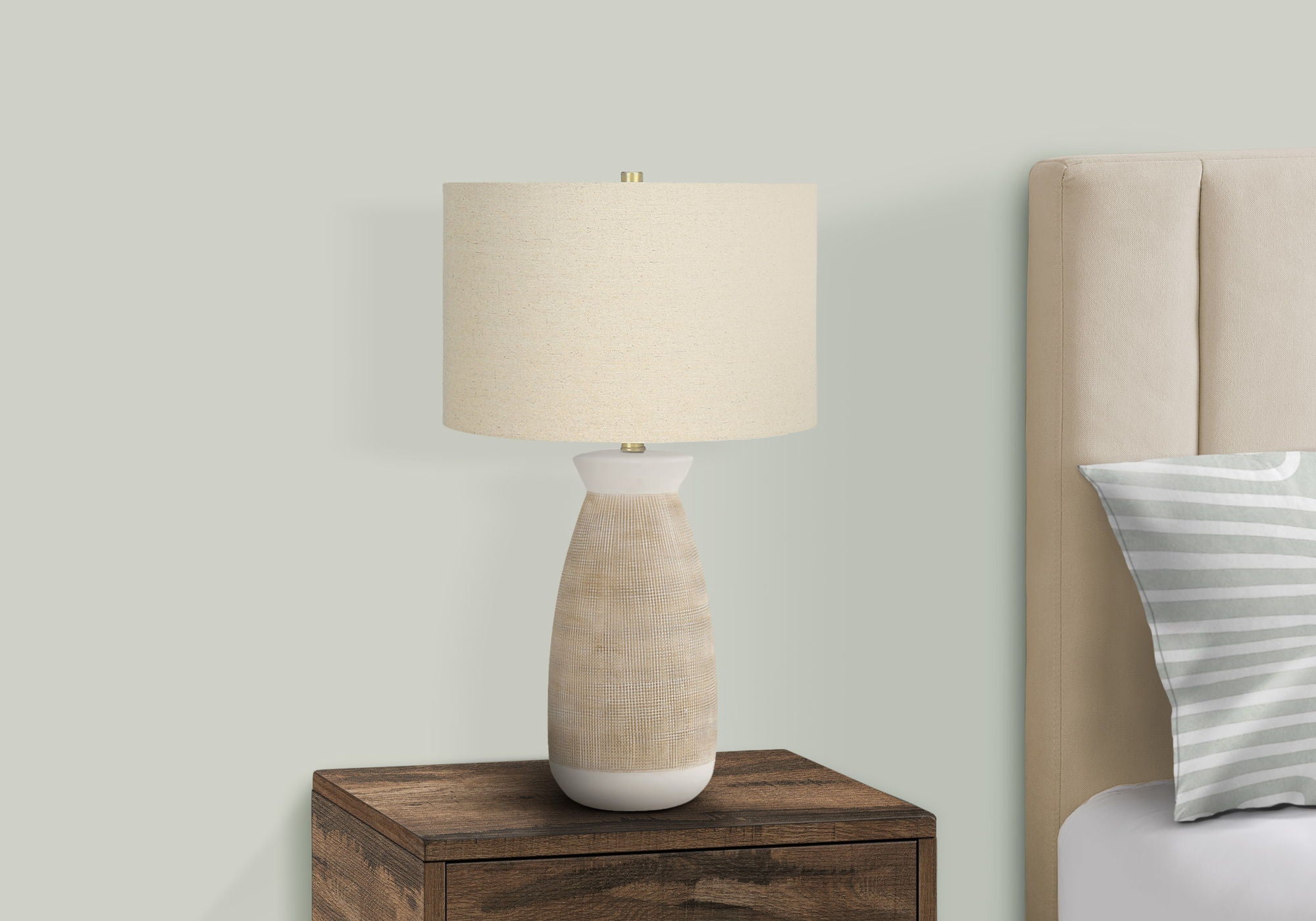 Lighting Table Lamp Ceramic Resin Contemporary - Cream