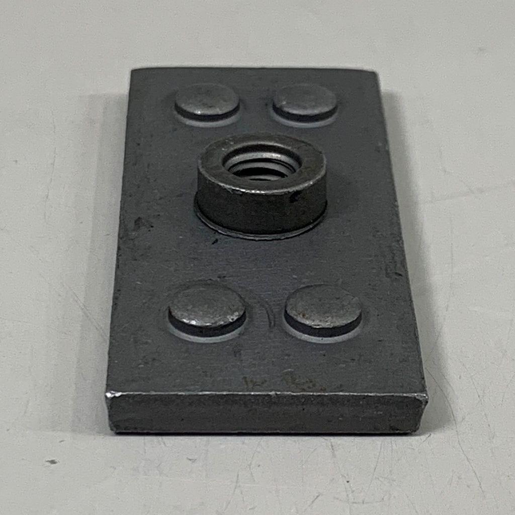 STAUFF (25 PACK) Single Welded Plate Twin Series 3D Carbon Steel Grey SP-3D-U-W2
