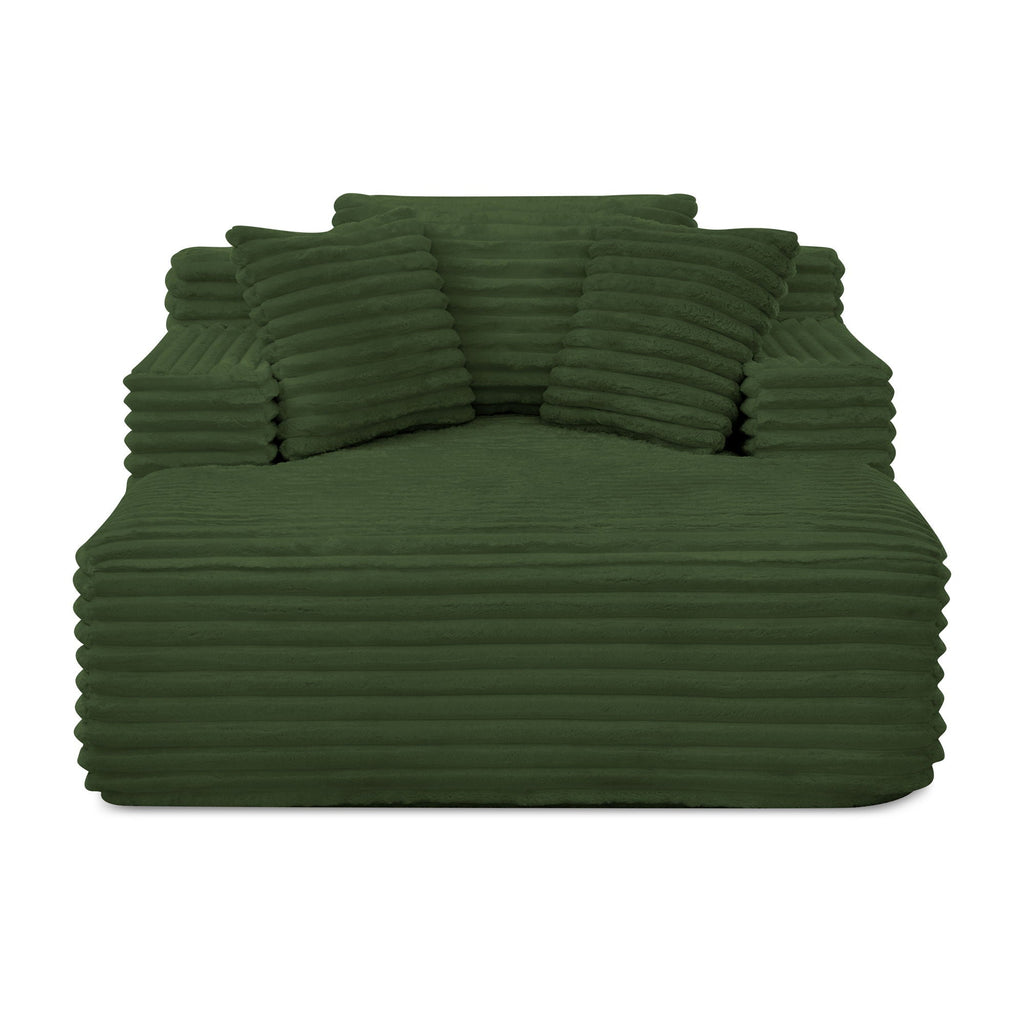 Chaise Lounge Sofa Bed With Deep Seat For Living Room