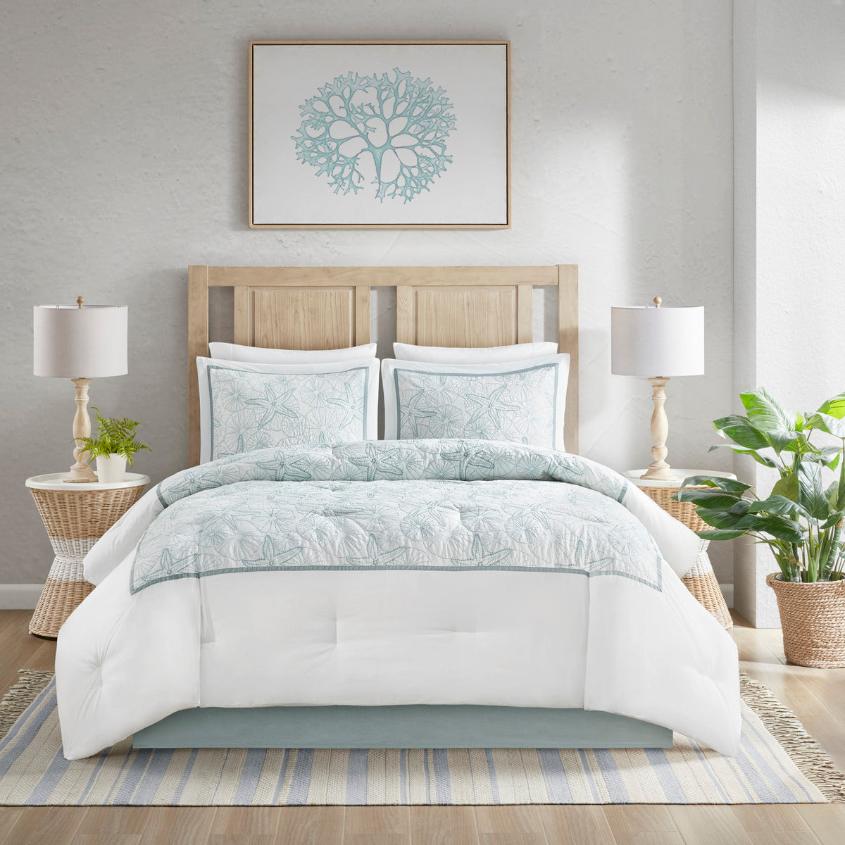 Comforter Set White King