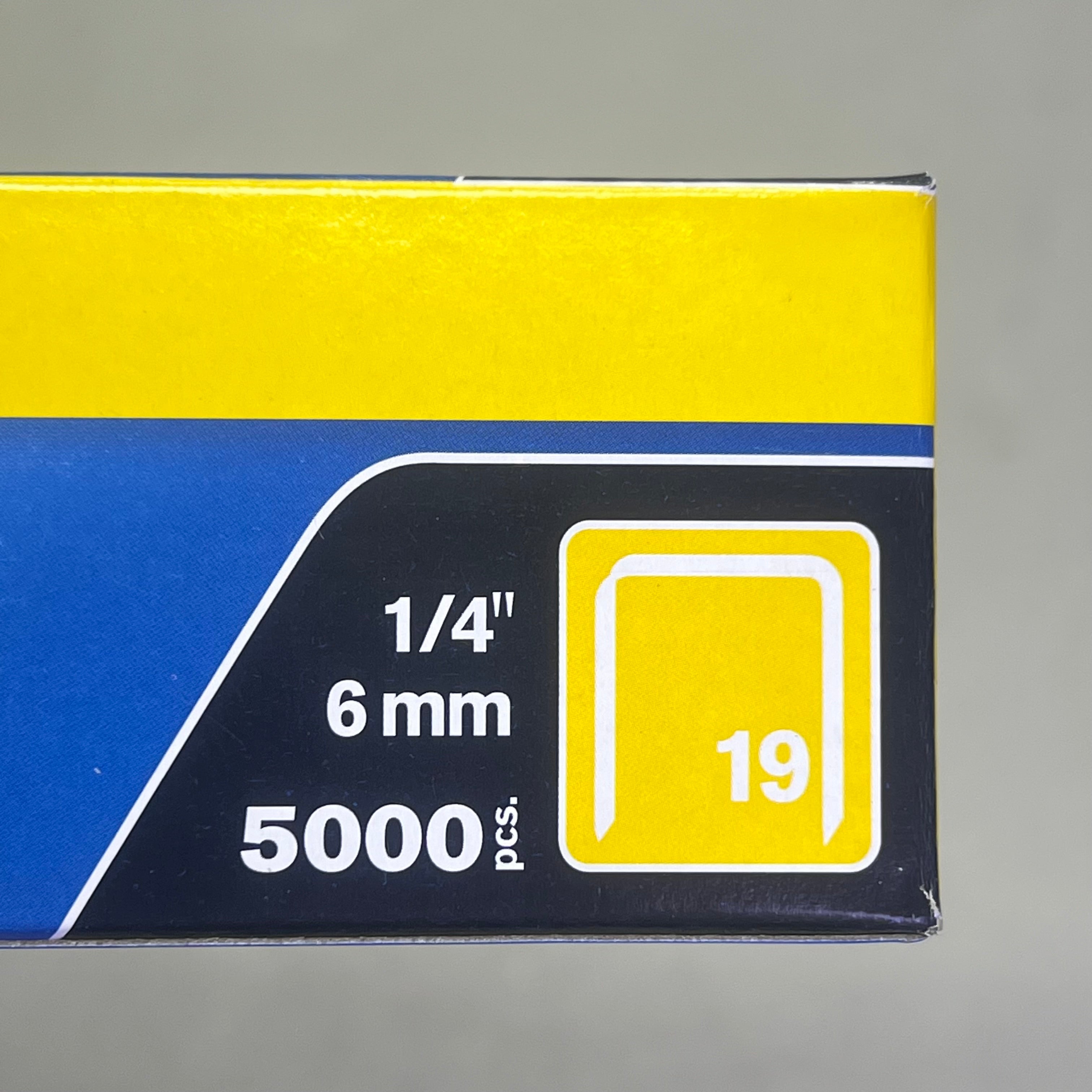 ZA@ RAPID (10 PACK, 5000 EACH) High Performance Staples 1/4" 6mm Silver 23391100 B