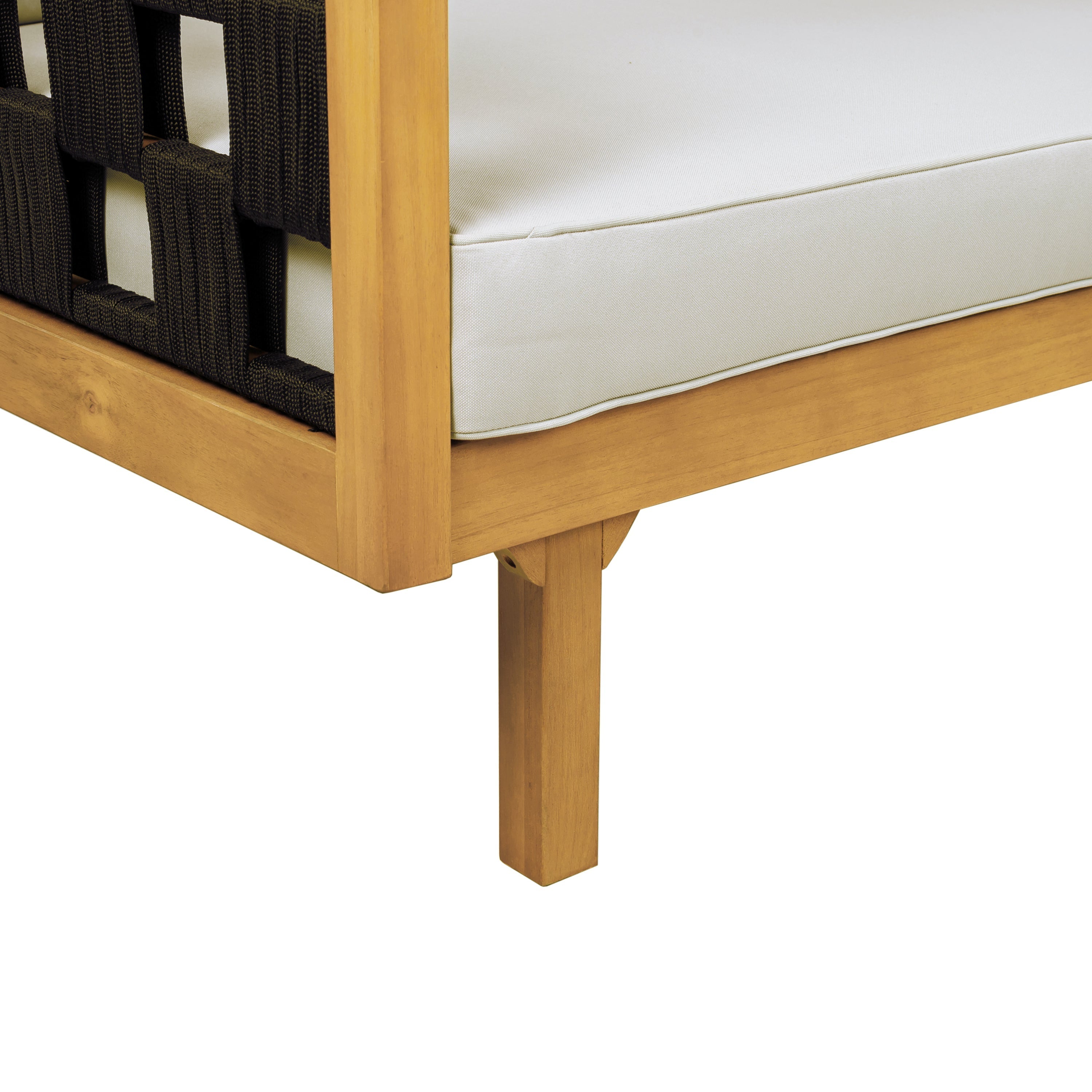 Luxury Acacia Wood Outdoor Daybed Set
