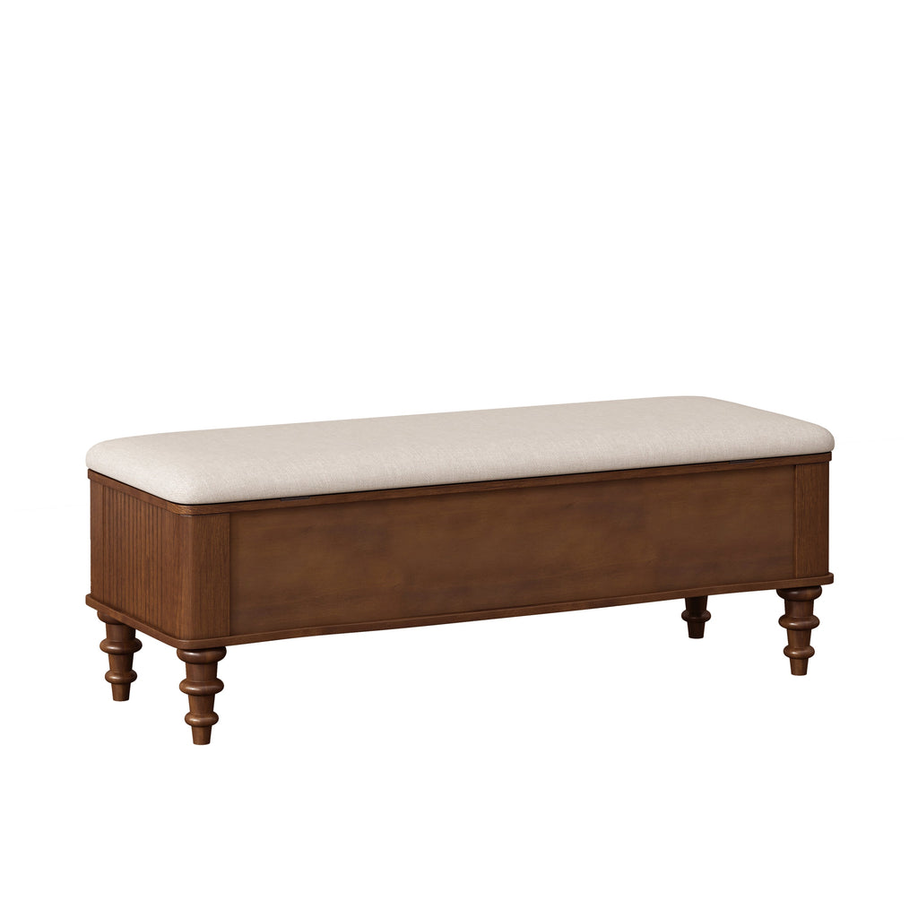 50.8-Inch Multi-Functional Storage Ottoman Bench