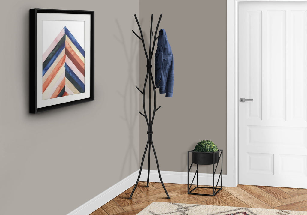 Freestanding Coat Rack Hall Tree with 11 Hooks