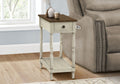 Accent End Table with 2 Tiers and Storage Drawer