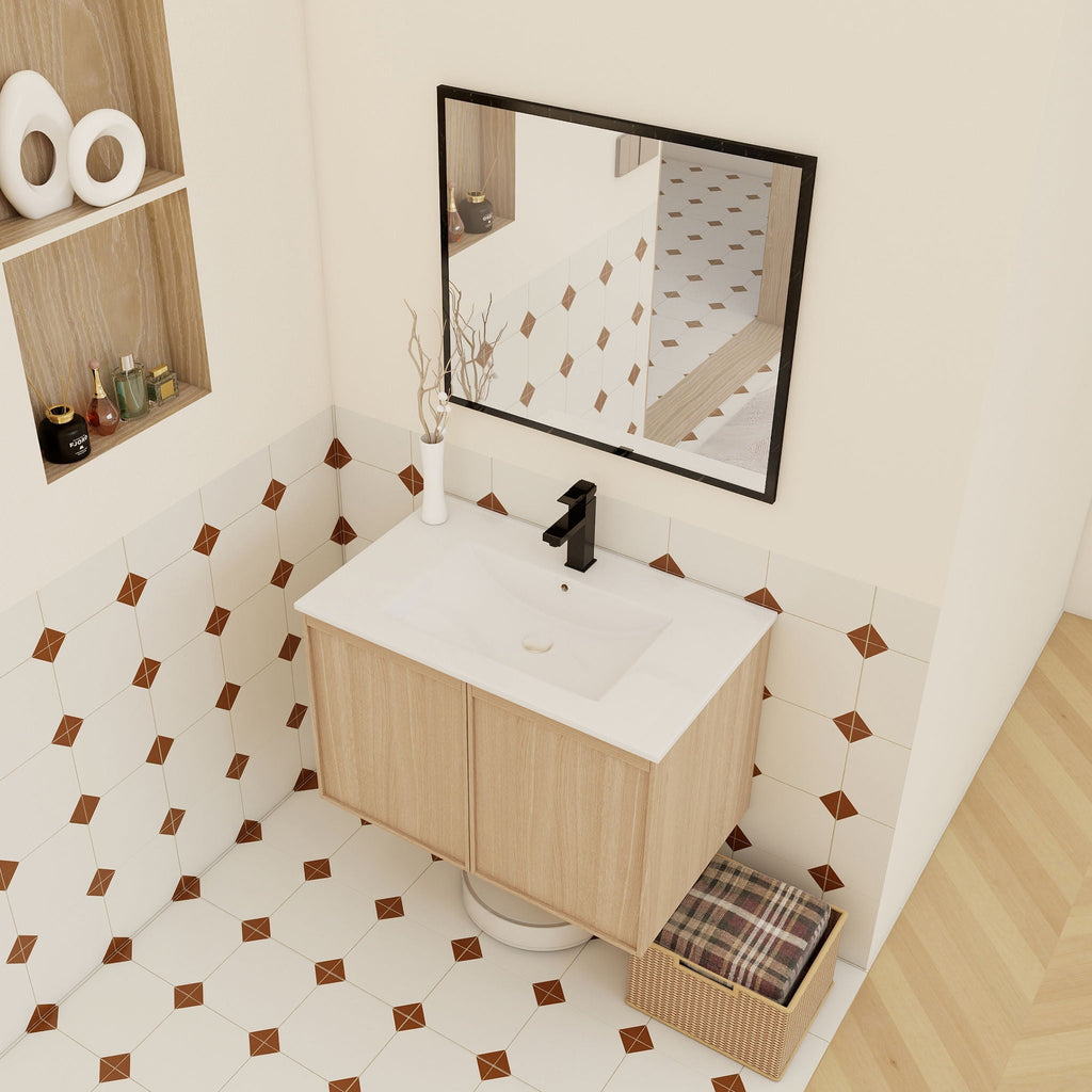 Floating Bathroom Vanity With Sink Combo