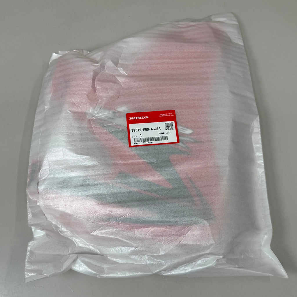 HONDA Shroud Set L. Radiator Genuine OEM Red/Black 19072-MBN-A30ZA