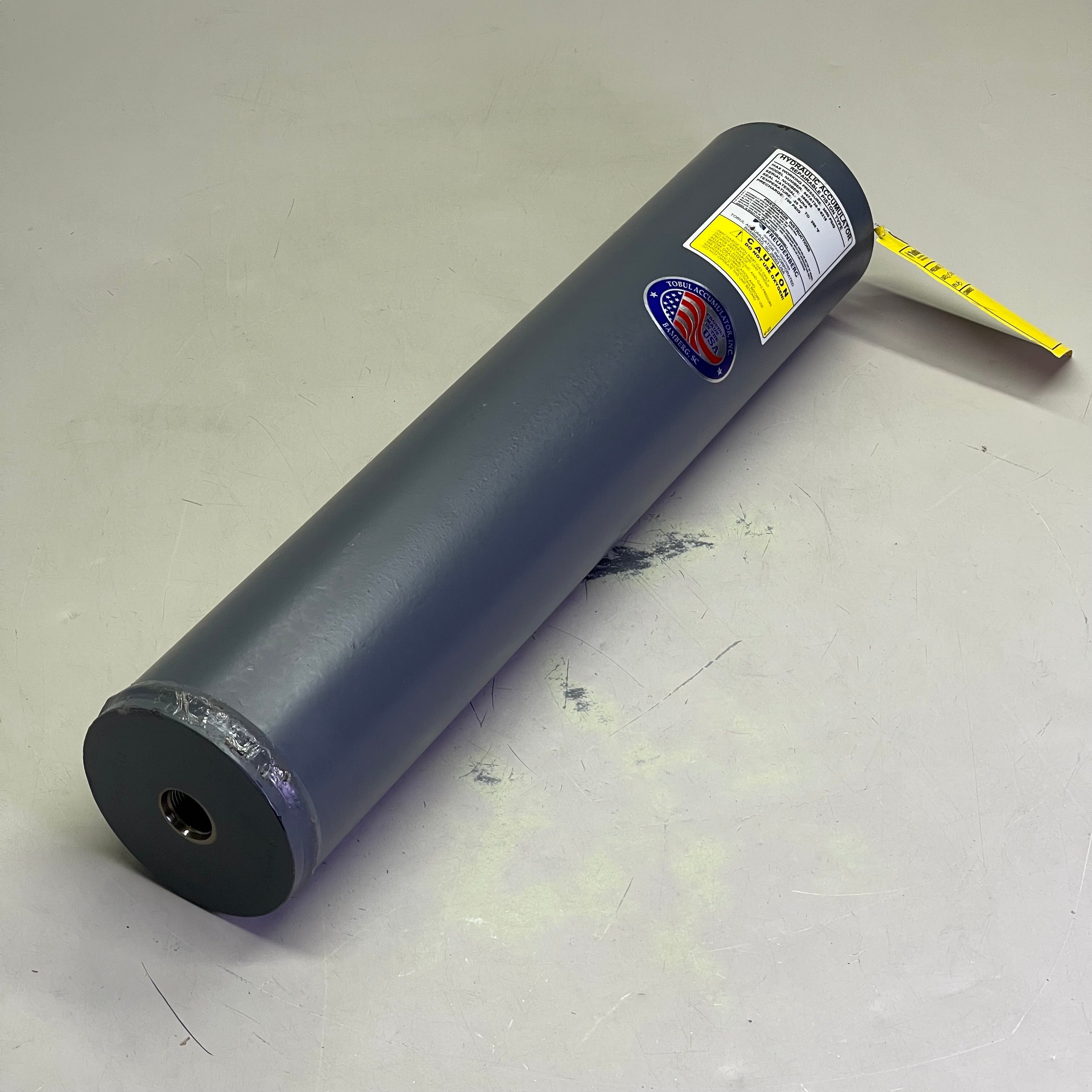 TOBUL FREUDENBERG Hydraulic Accumulator Repairable Piston Type Grey 047AT30-8-6215