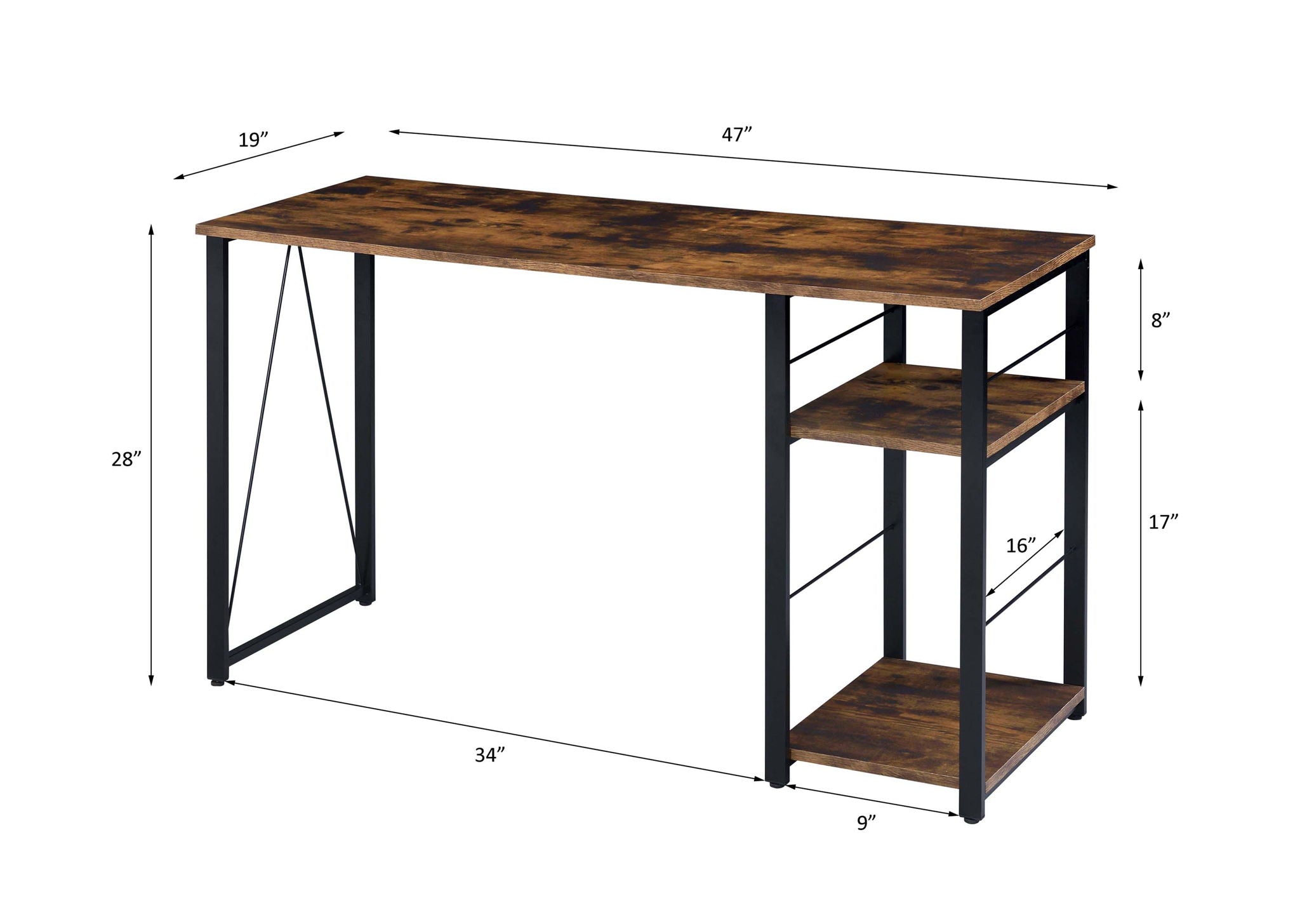 Vadna Writing Desk, Stylish Design