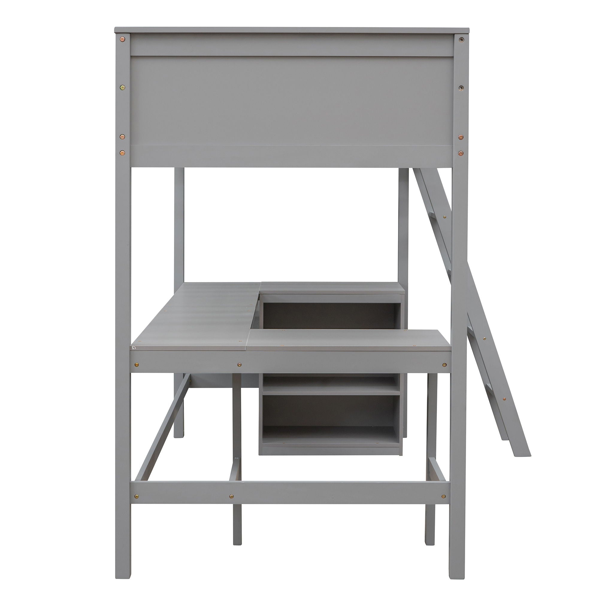 Loft Bed With Shelves With Desk