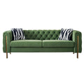 Chesterfield - Modern Tufted Living Room Sofa, 84.25''W Couch