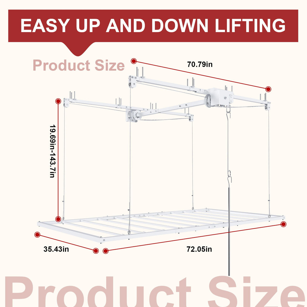 Overhead Garage Storage Rack