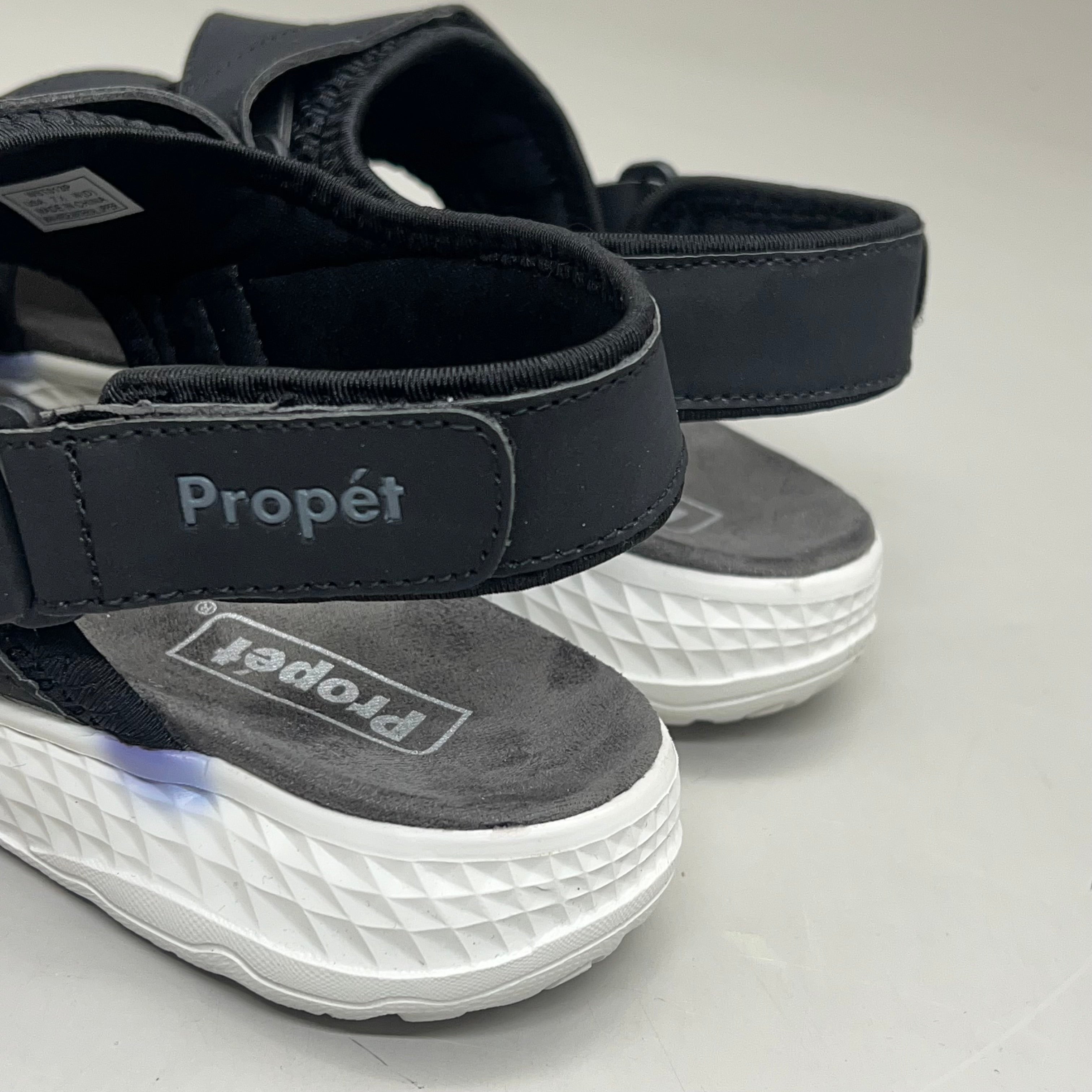 PROPET Travel Activ Sport Sandal Lightweight Women's Sz 7.5 W(D) Black As-is WST013P
