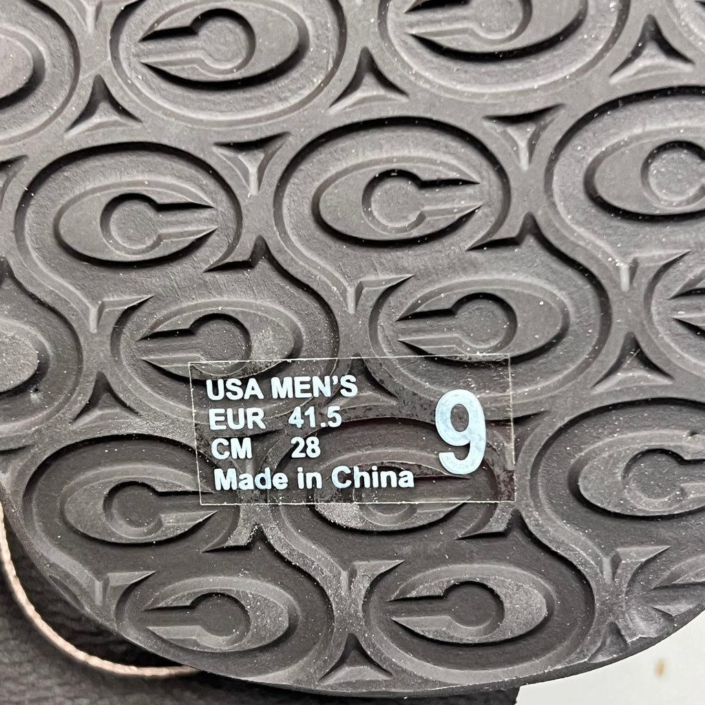 COBIAN Floater Sandals Synthetic Strap Men's Sz 9, EU 41.5 Mocha FLT18-203-9