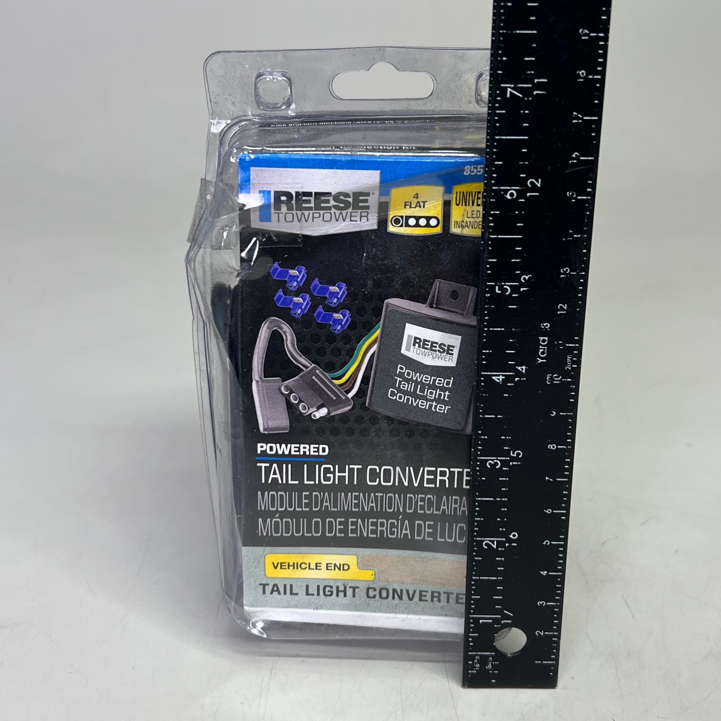 REESE TOWPOWER Powered Tail Light Converter Kit Sz 7" H x 3.5" W 4 Flat 8551200