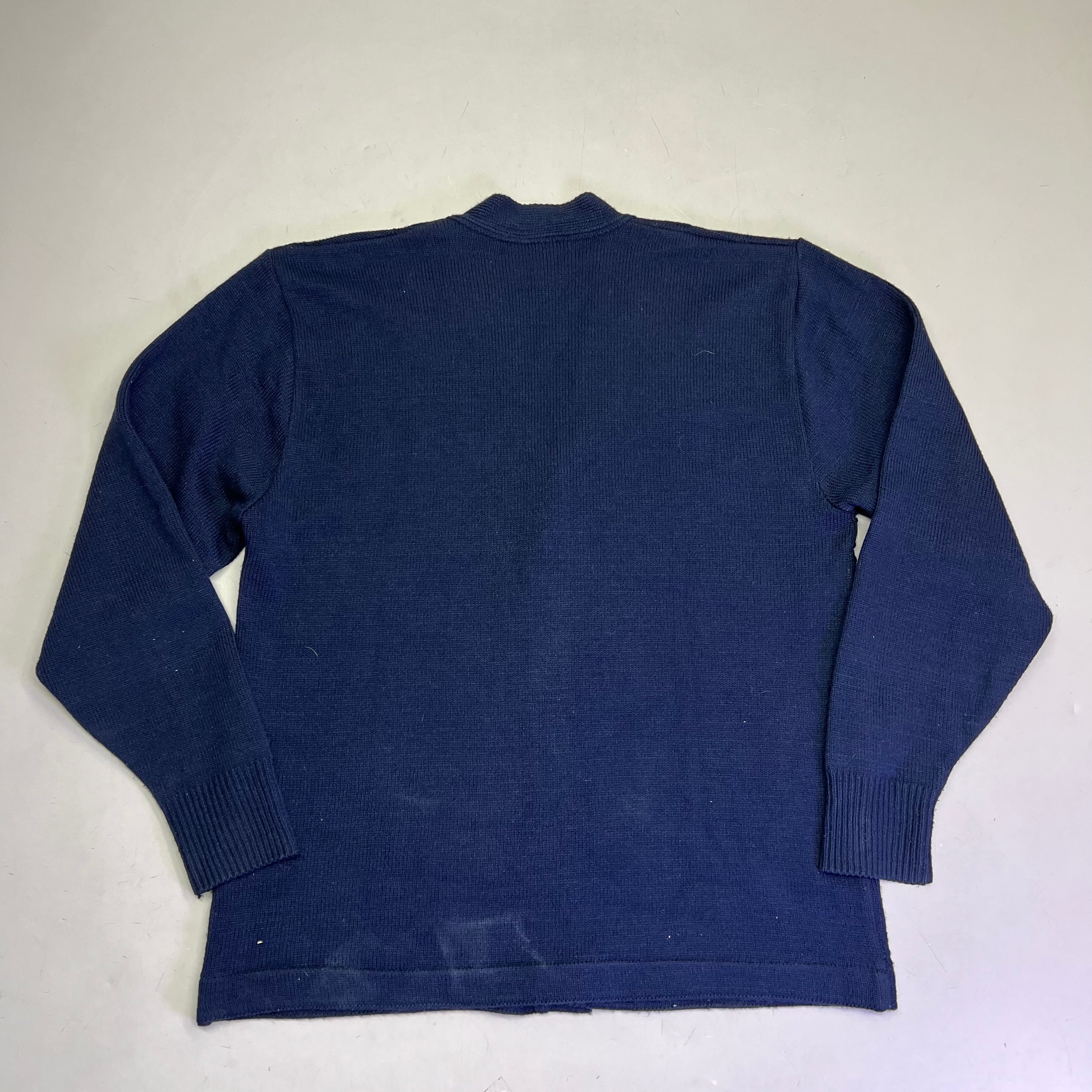 COBMEX Retail Clerk Long Sleeve Cardigan Women's Sz M Postal Navy (Pre-Owned)