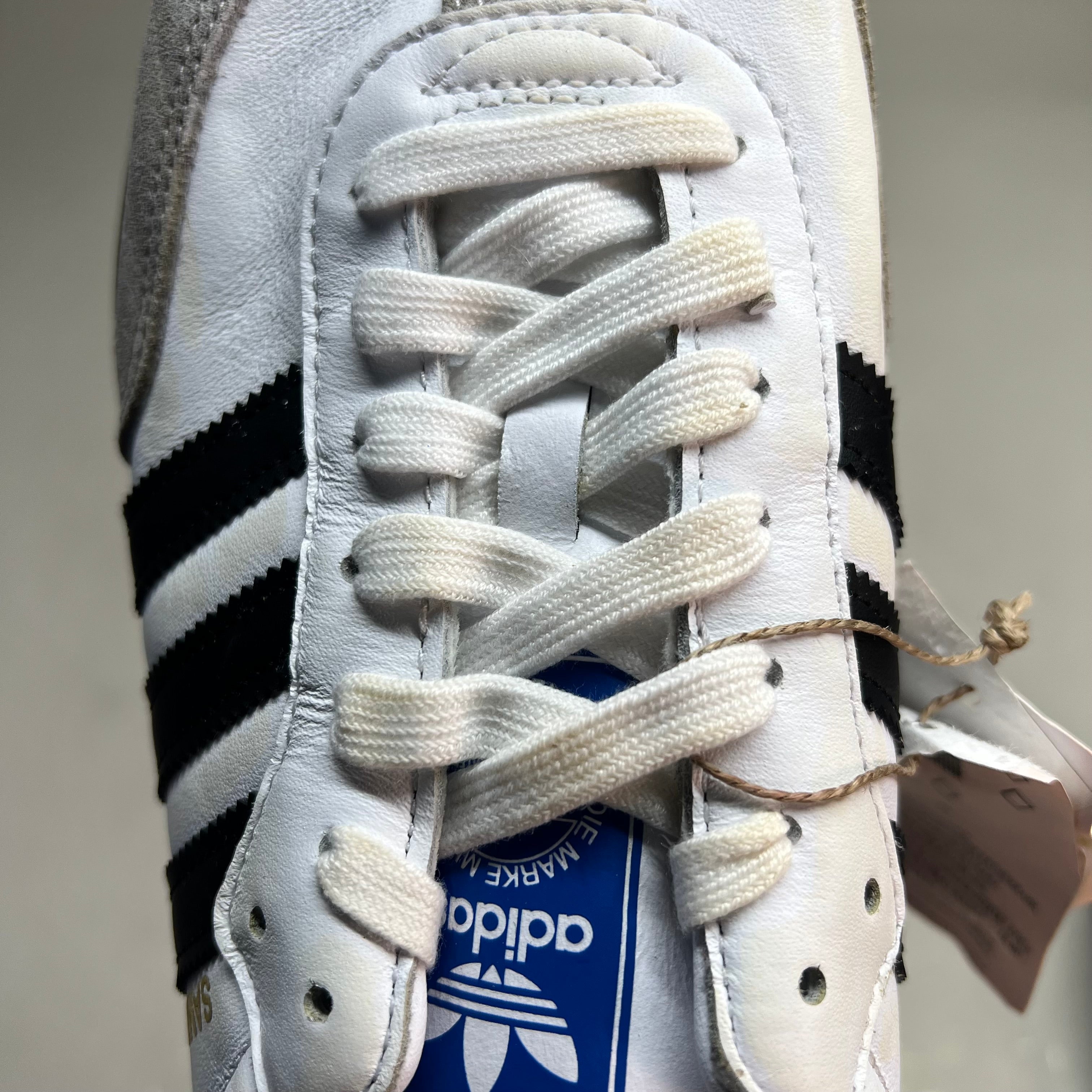 ZA@ ADIDAS Samba OG Sneaker Regular Fit Men's Sz 9.5 Black/White/Grey B75806 (As-is)