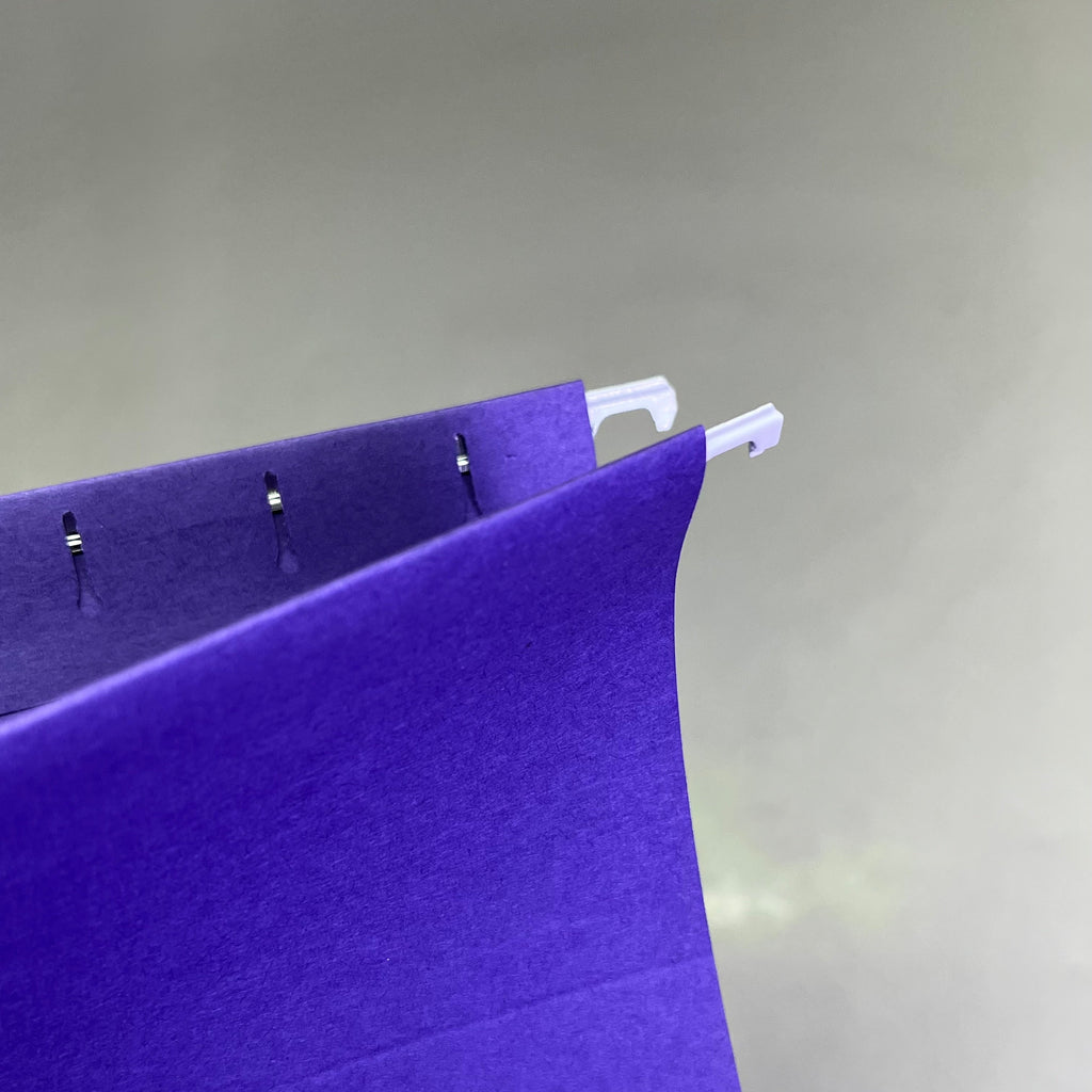 SMEAD (25 PACK) Hanging File Folders Letter Sz 1/5 Cut Tabs Purple 64072
