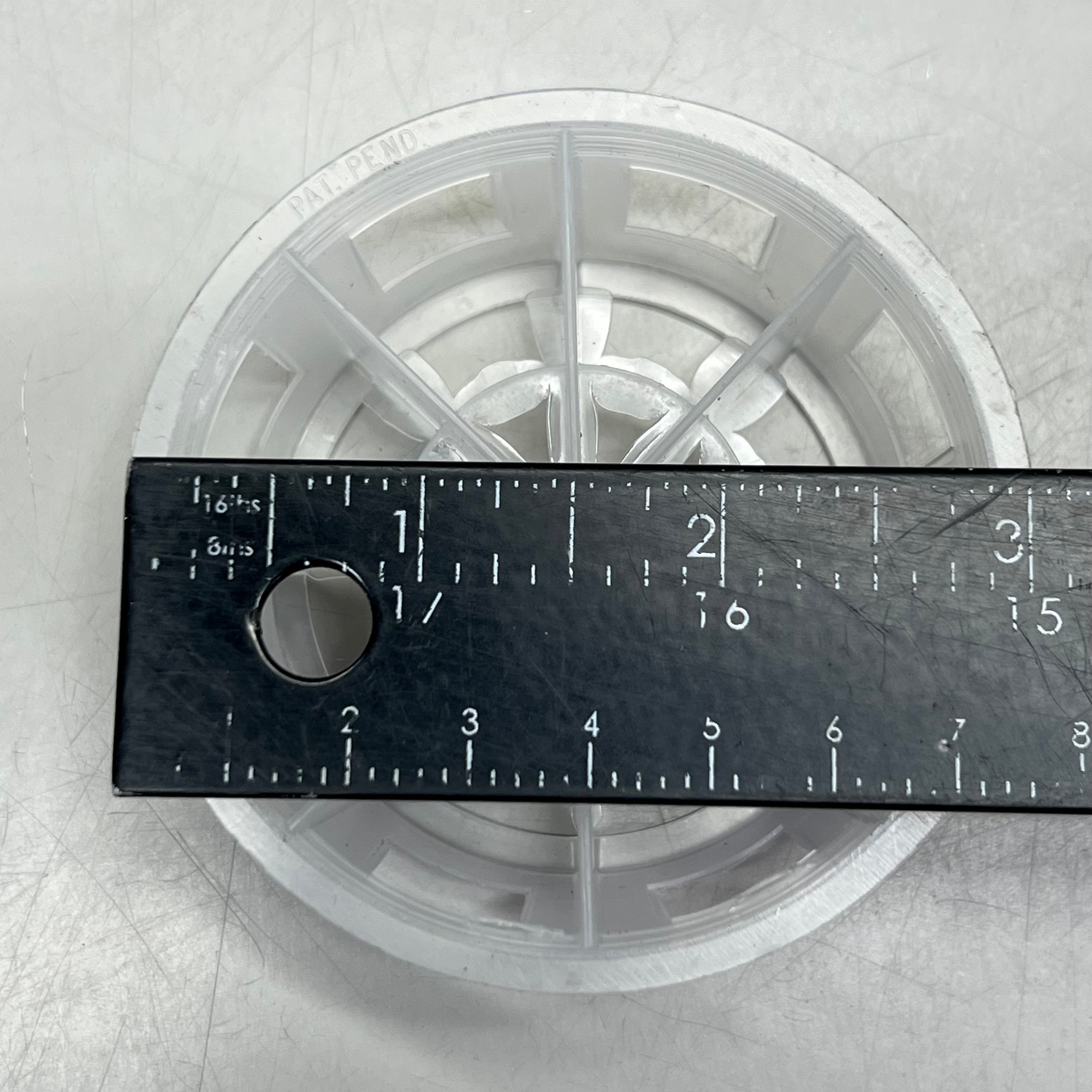 (10 PACK) Plastic Random Packing Cascade Ring Sz 3" D X 1" H White