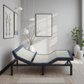 Queen Adjustable Bed Base with Head/Foot Tilt and Lumbar Position Adjustment