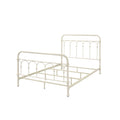 Citron Full Bed - Elegant Metal Panel Design