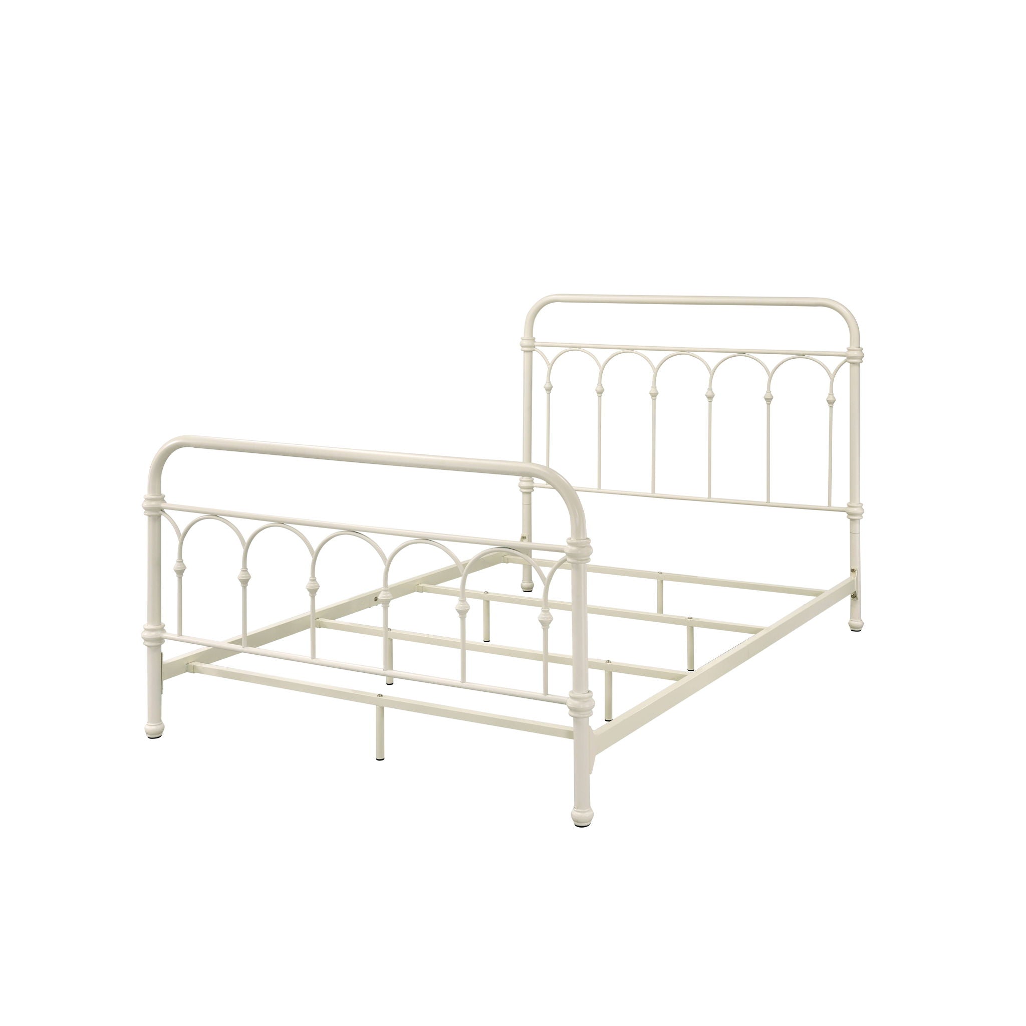 Citron Full Bed - Elegant Metal Panel Design