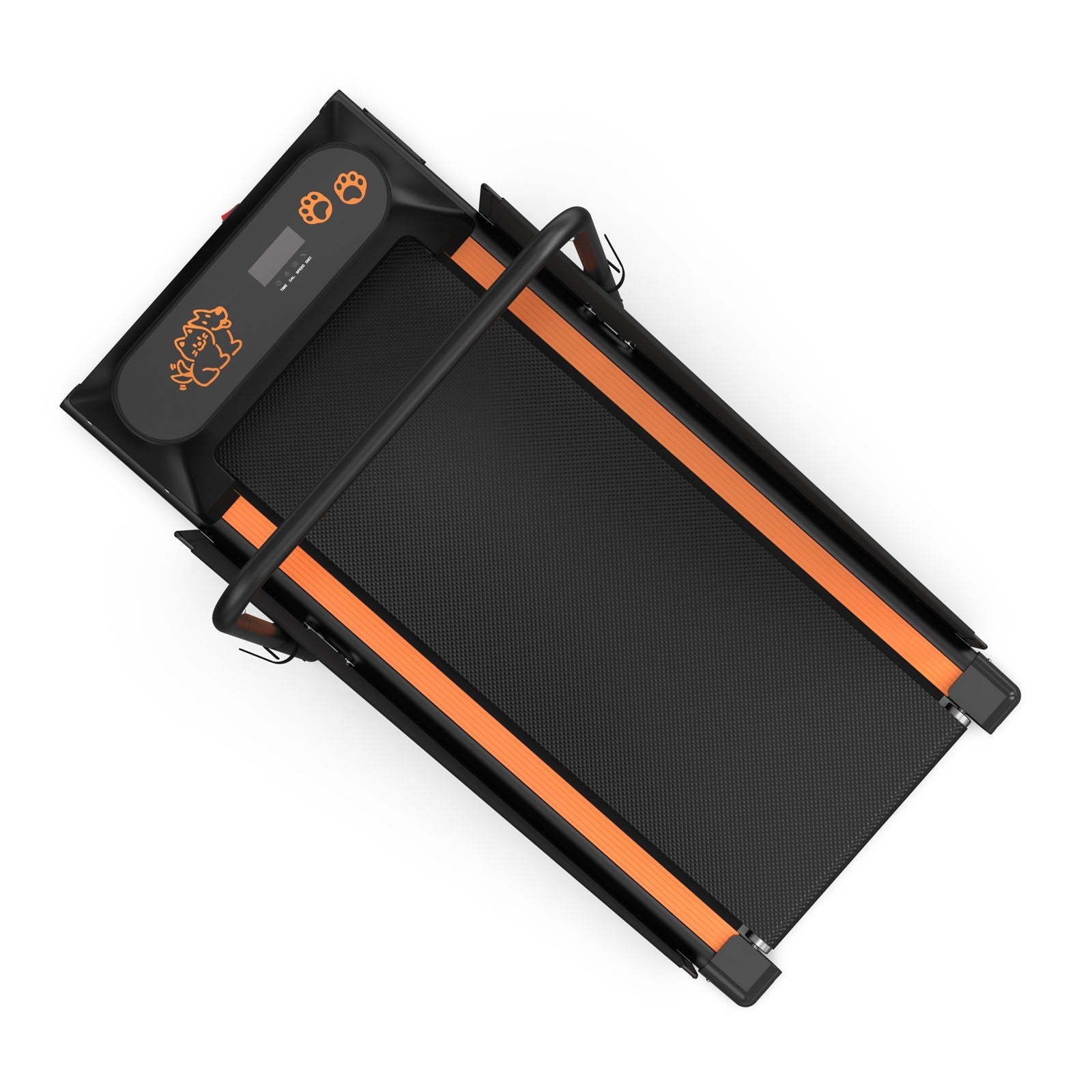 Dog Treadmill For Small To Medium Dogs With LED Display - Black / Orange