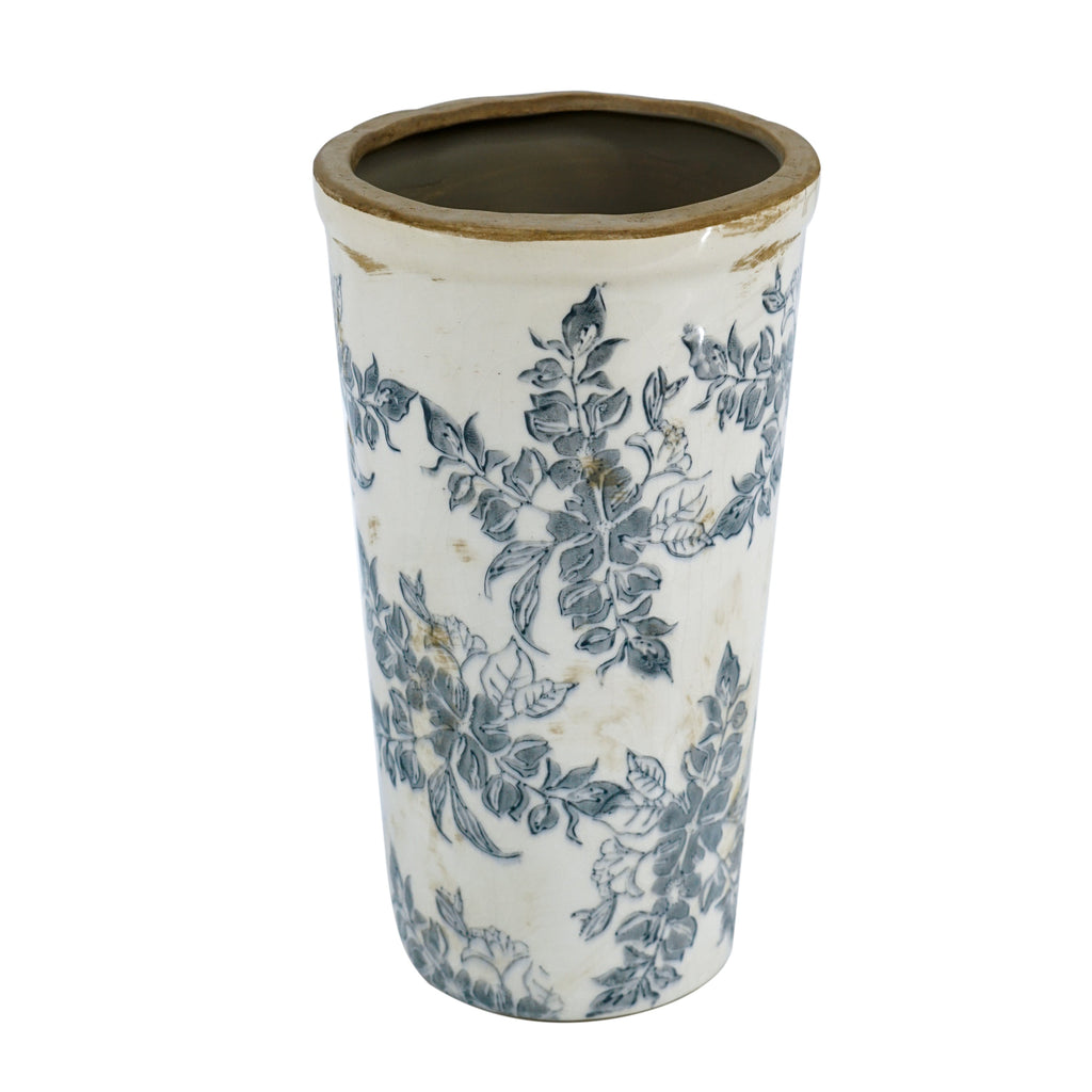 5.3x5.3x9.6' Flower Vase with Wide Mouth