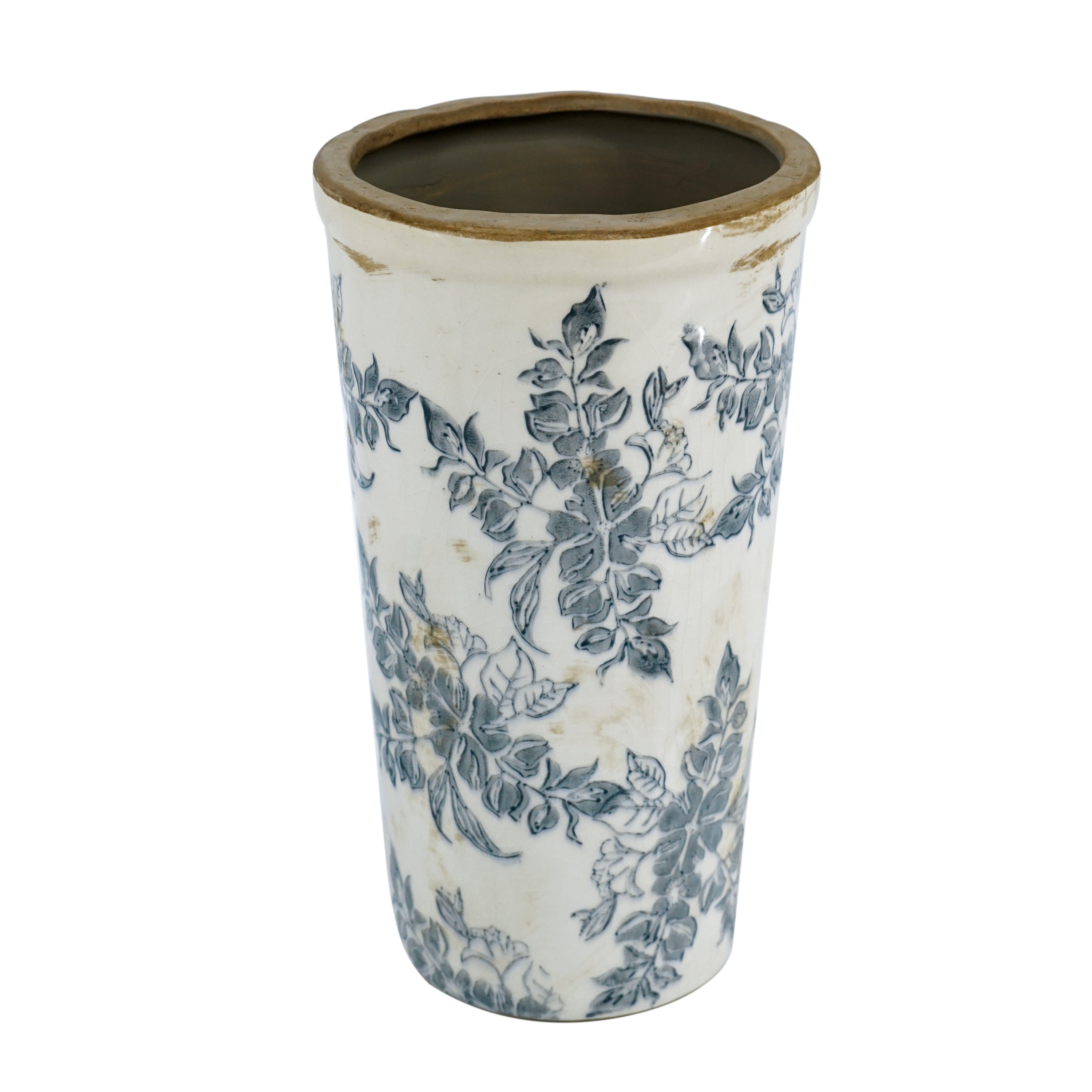 5.3x5.3x9.6' Flower Vase with Wide Mouth