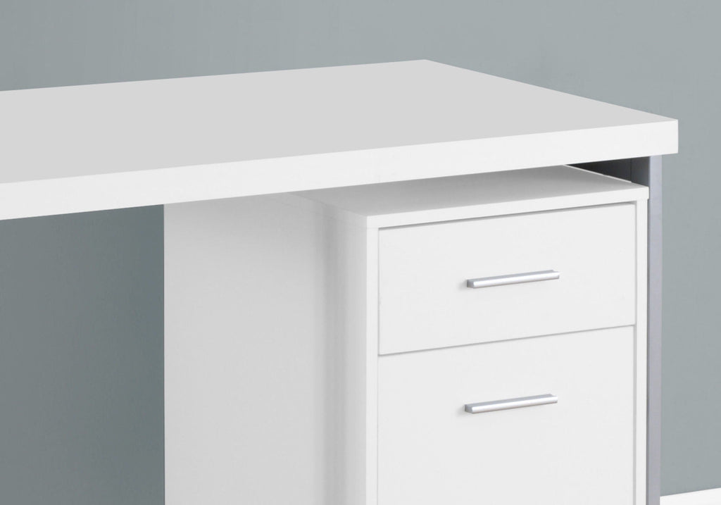 Computer Desk For Home Office, Left or Right Setup, With Storage Drawers