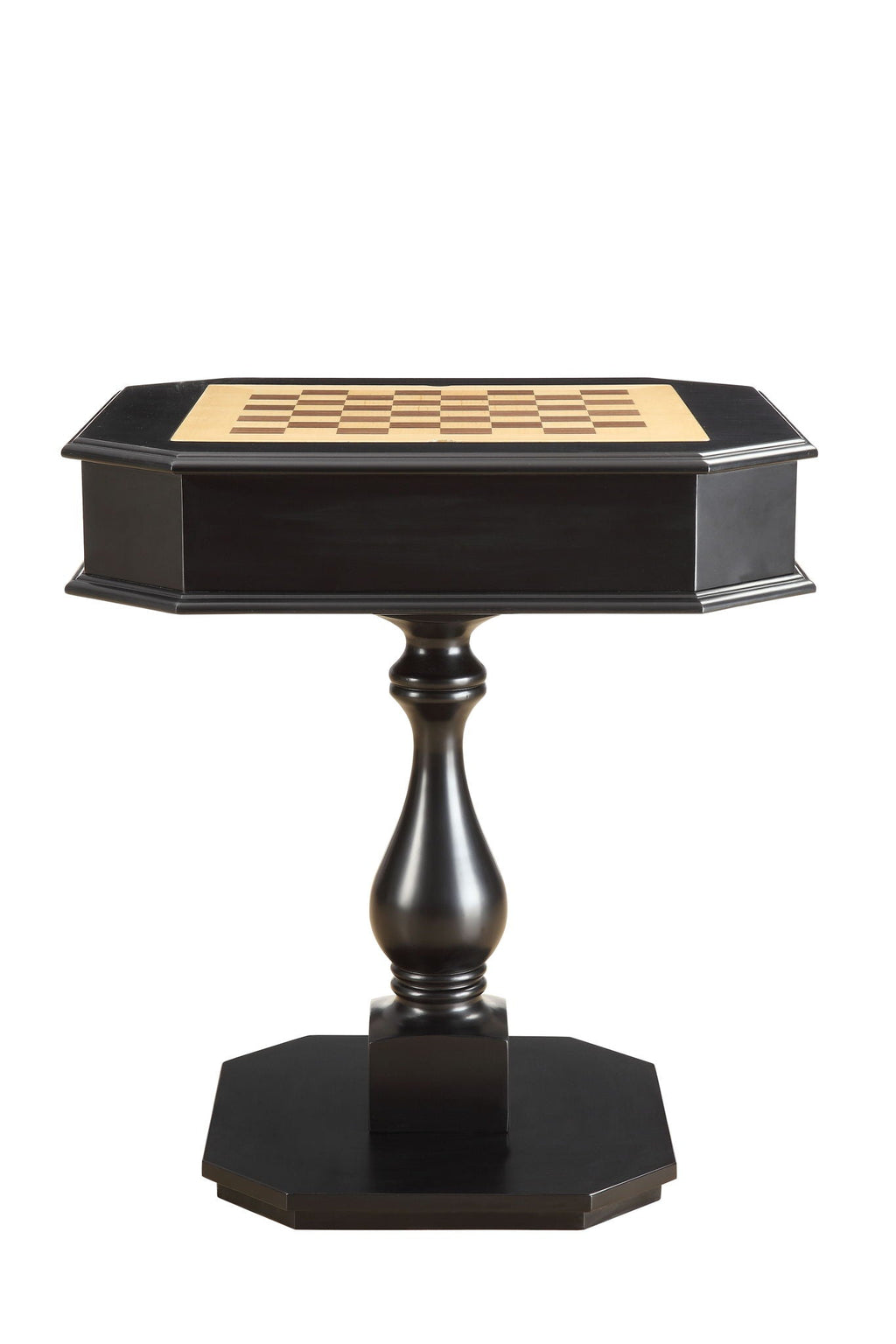 Bishop - Reversible Chess Checker Game Table With Game Tray (Chess Figures Not Included)
