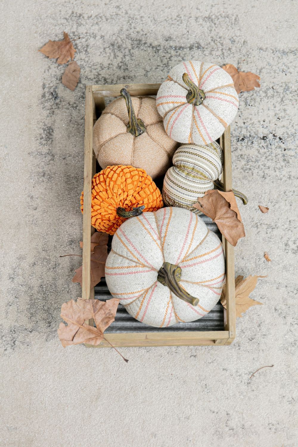Weighted Pumpkin Ornament Decor For Holiday
