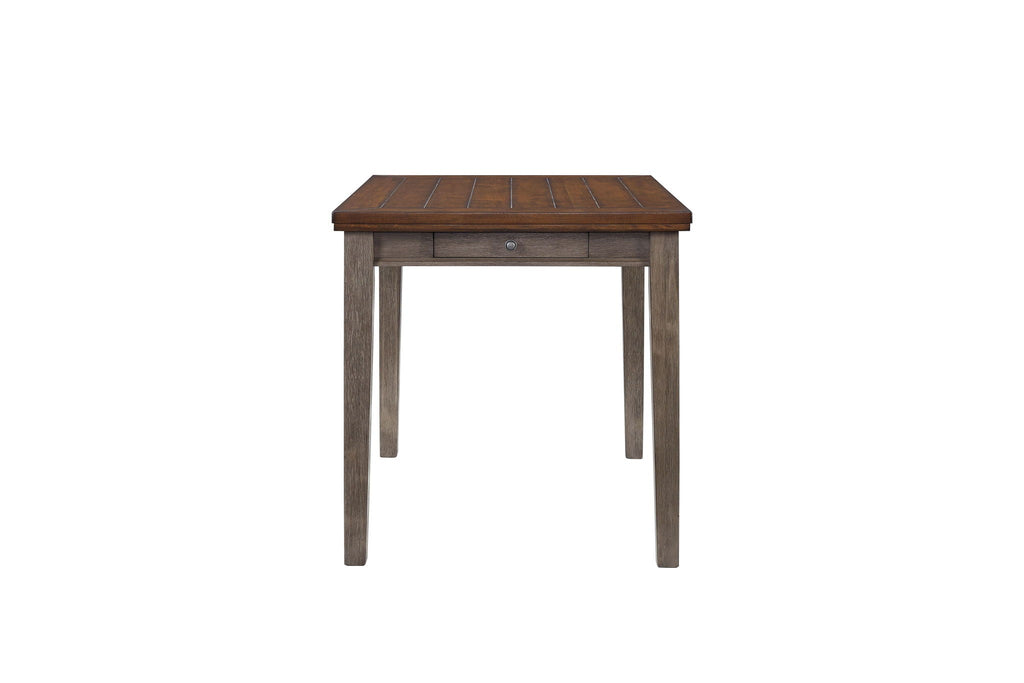 Counter Height 2 Tone 4 Drawer Dining Table - Gray