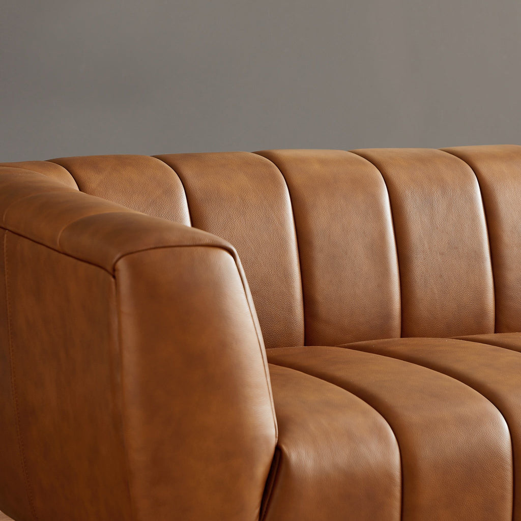 Ava - Sofa - Gold / Tan