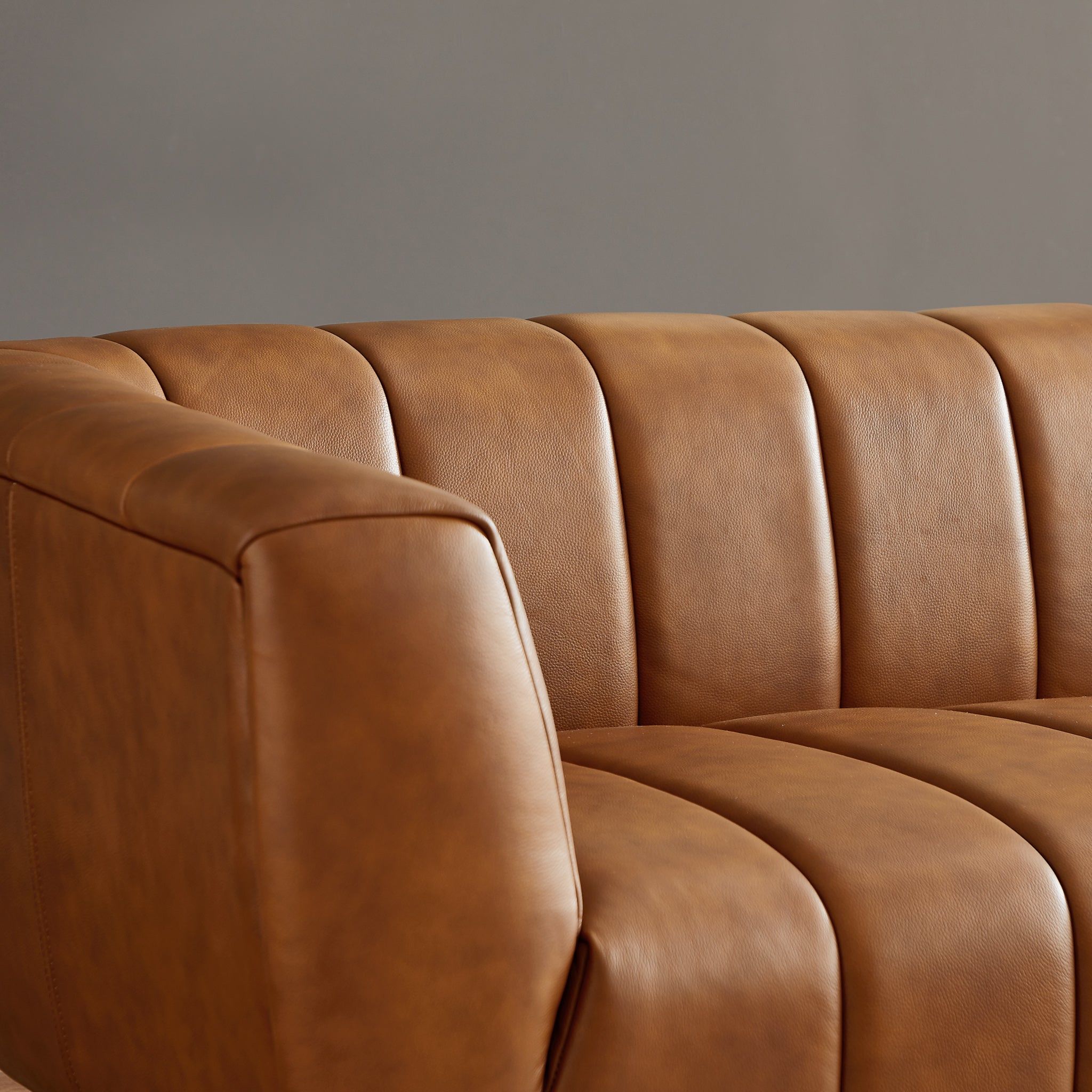 Ava - Sofa - Gold / Tan