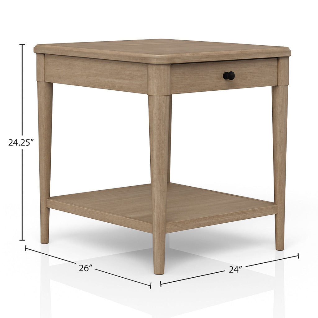 End Table With Storage Drawer