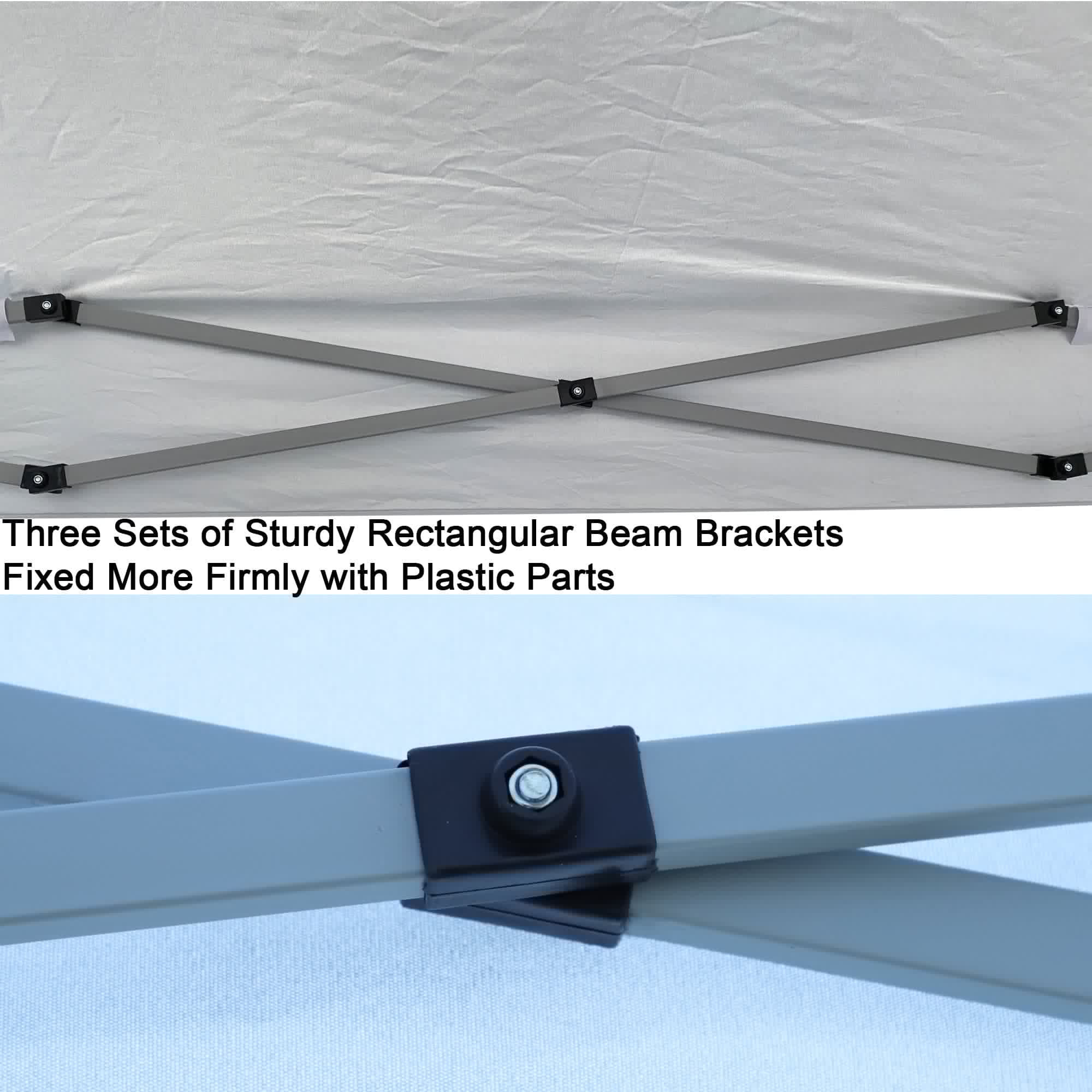 Outdoor 10x10 Ft Pop Up Gazebo Canopy Tent with Removable Sidewalls