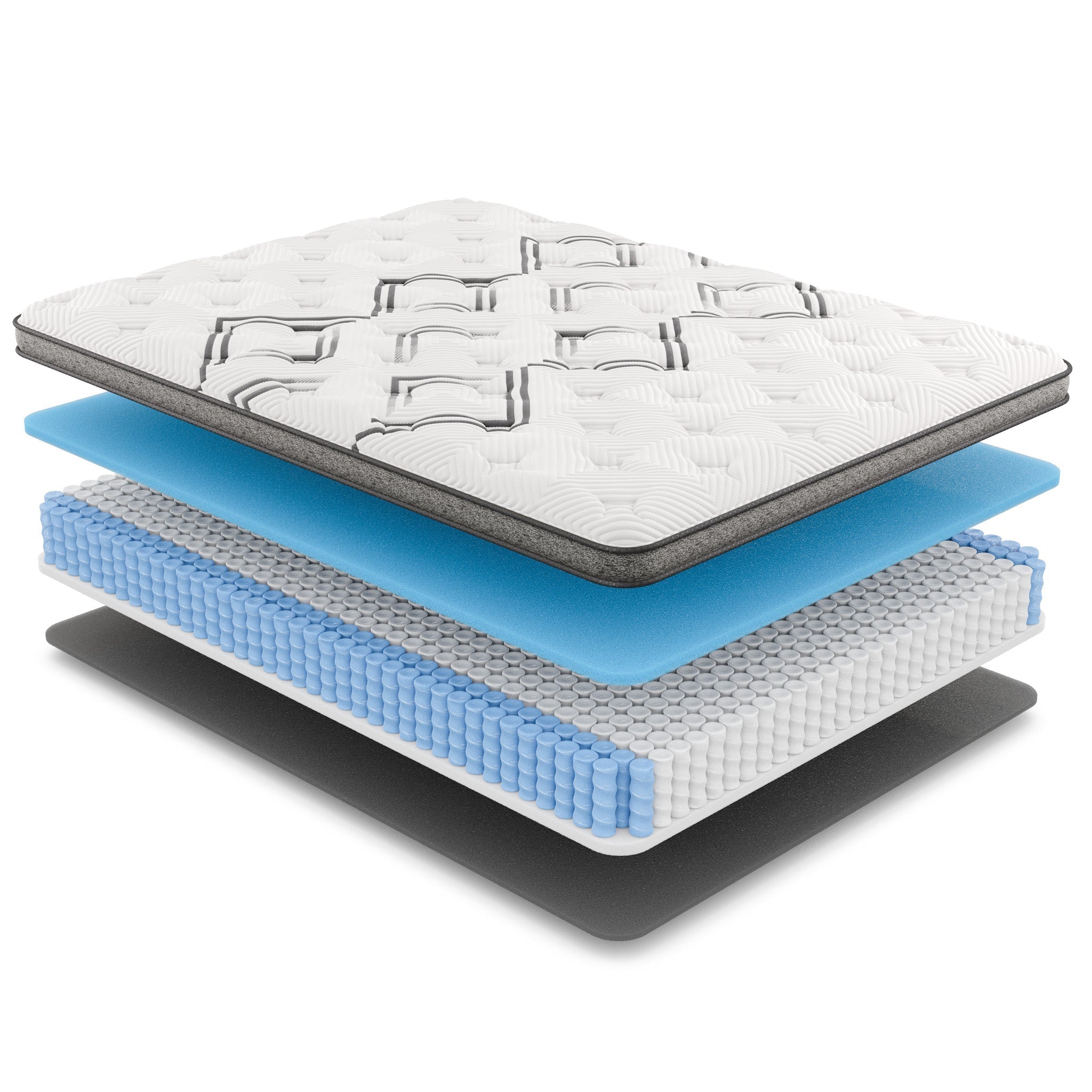Diamond Soto Cooling Copper Hybrid Mattress Twin Size 12.5" Medium Feel