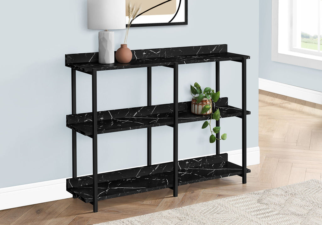 Accent Console Table for Entryway, Symmetrical Display