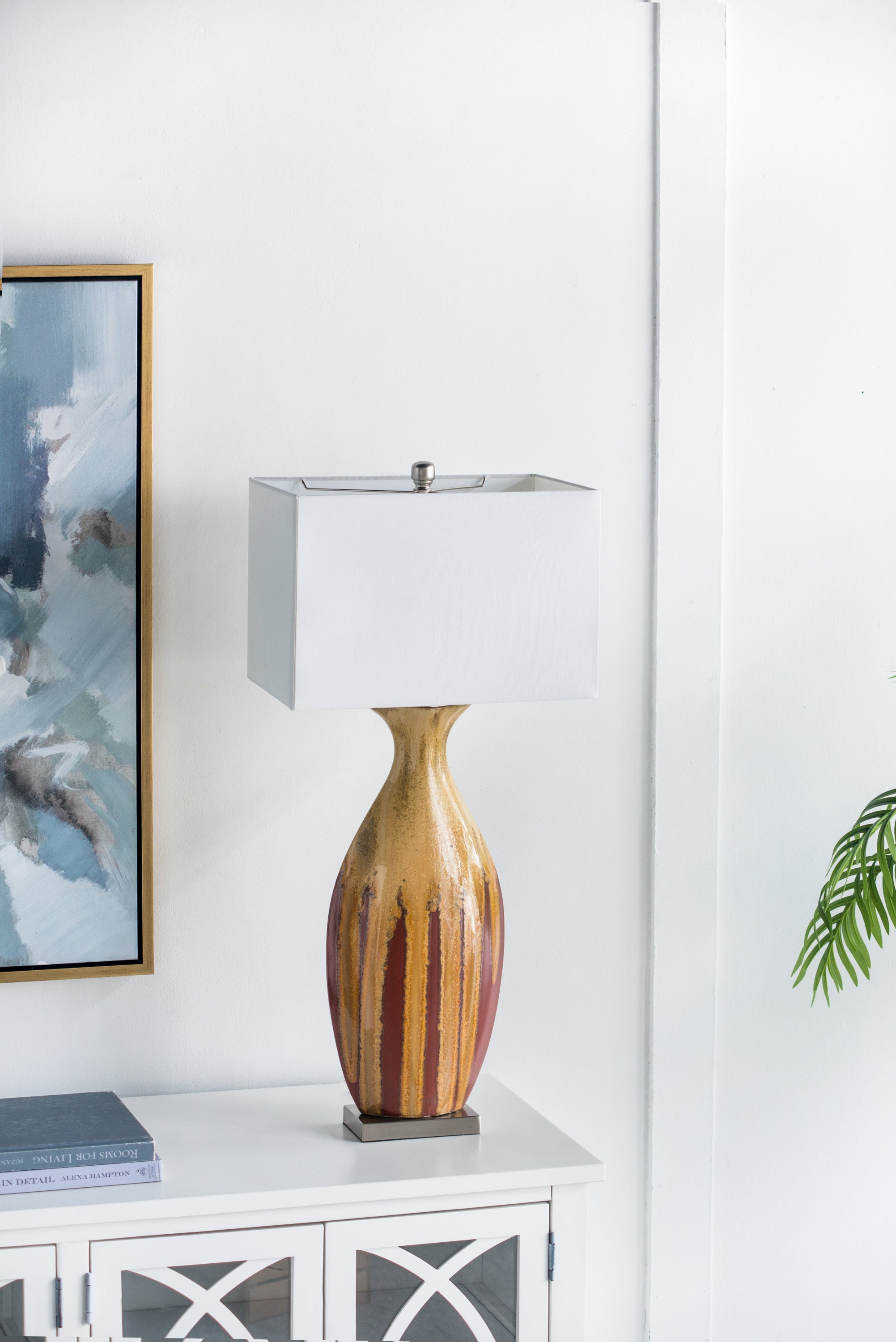 16x10.5x36 In Ceramic Table Lamp