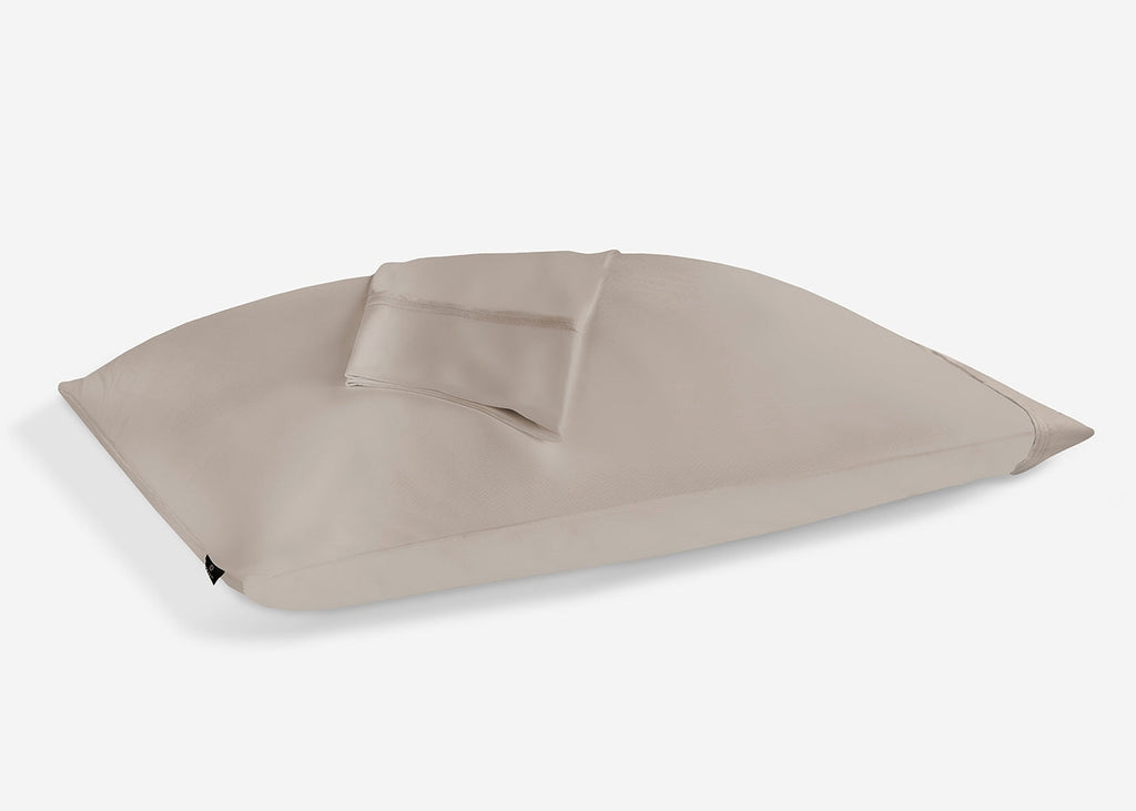 BedGear Dri-Tec Queen Pillowcase Set, Beige