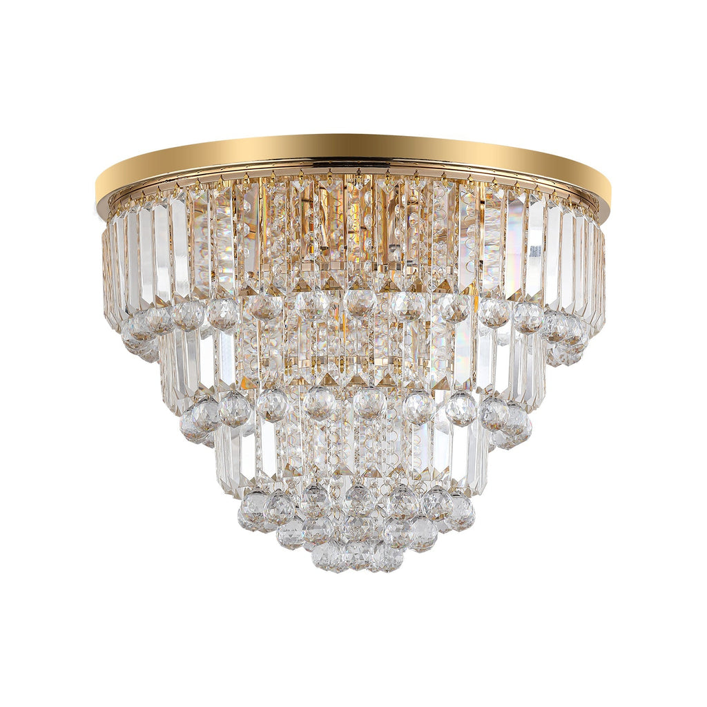 Gold Luxury Modern Style Crystal Ceiling Chandelier