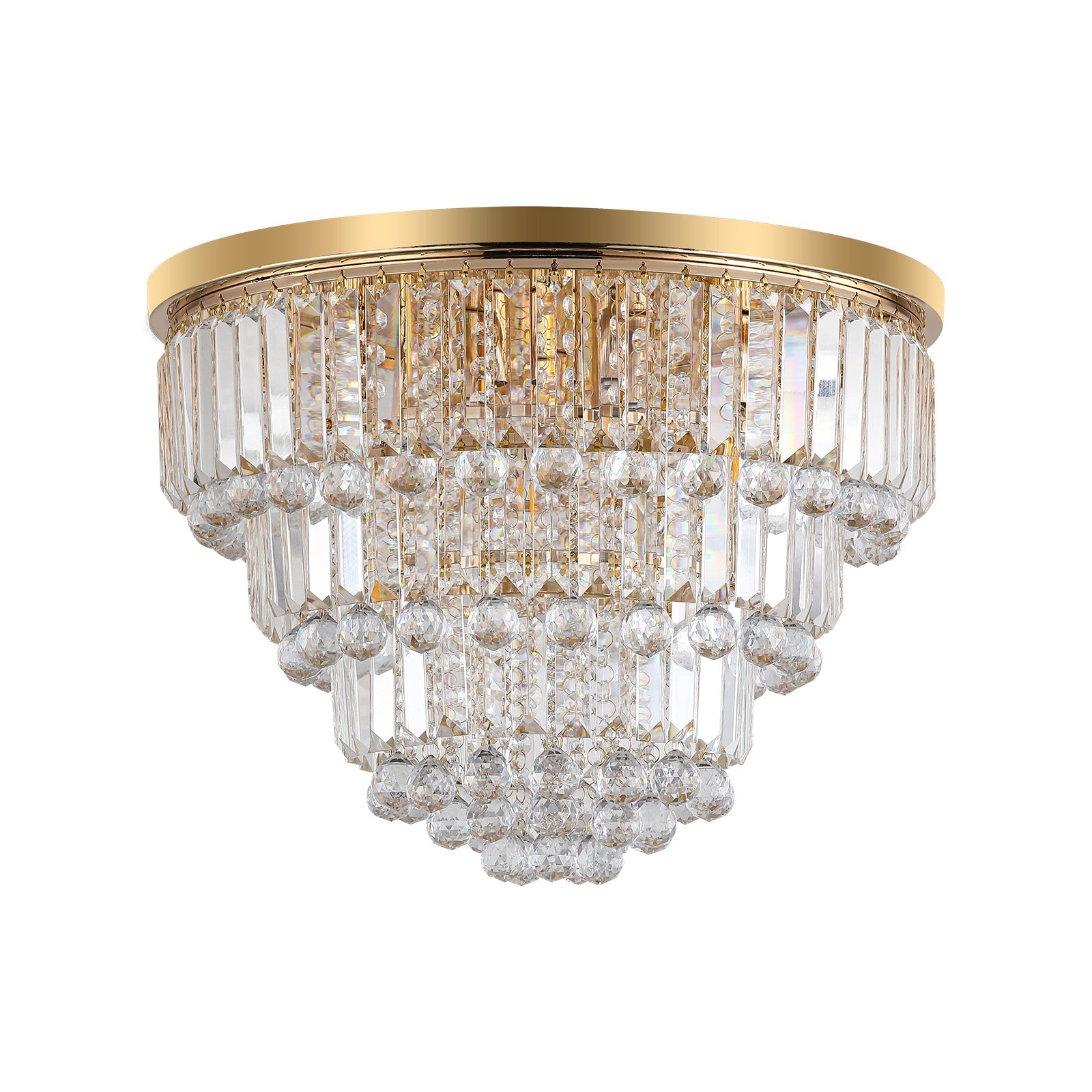 Gold Luxury Modern Style Crystal Ceiling Chandelier